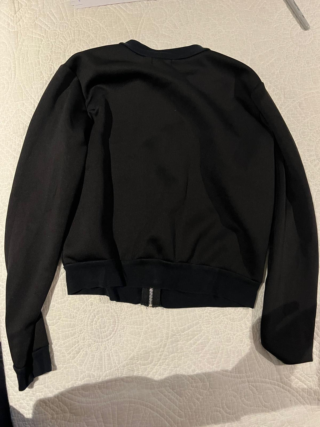 Black zip up jacket
