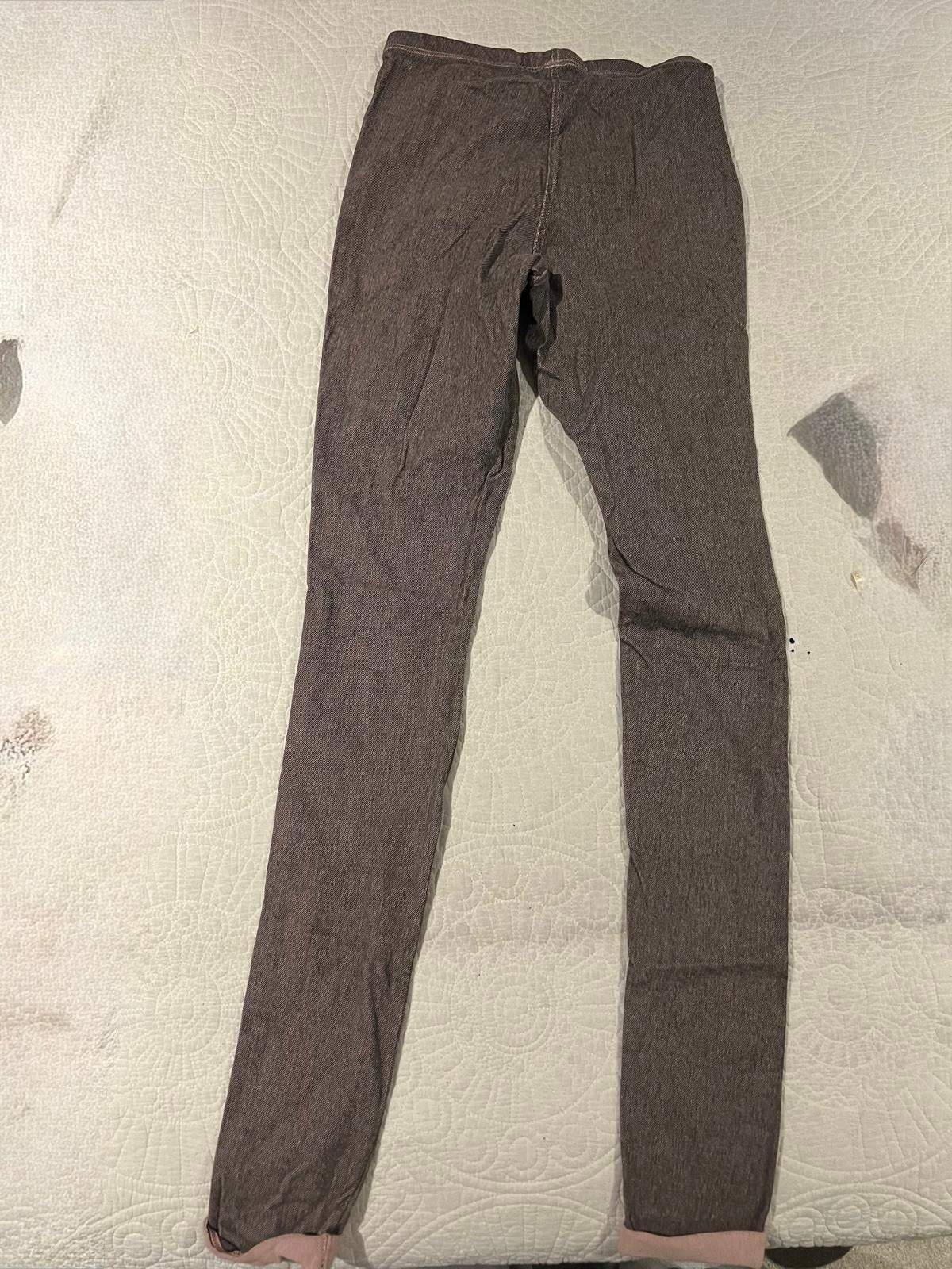 Grey/pink jeggings