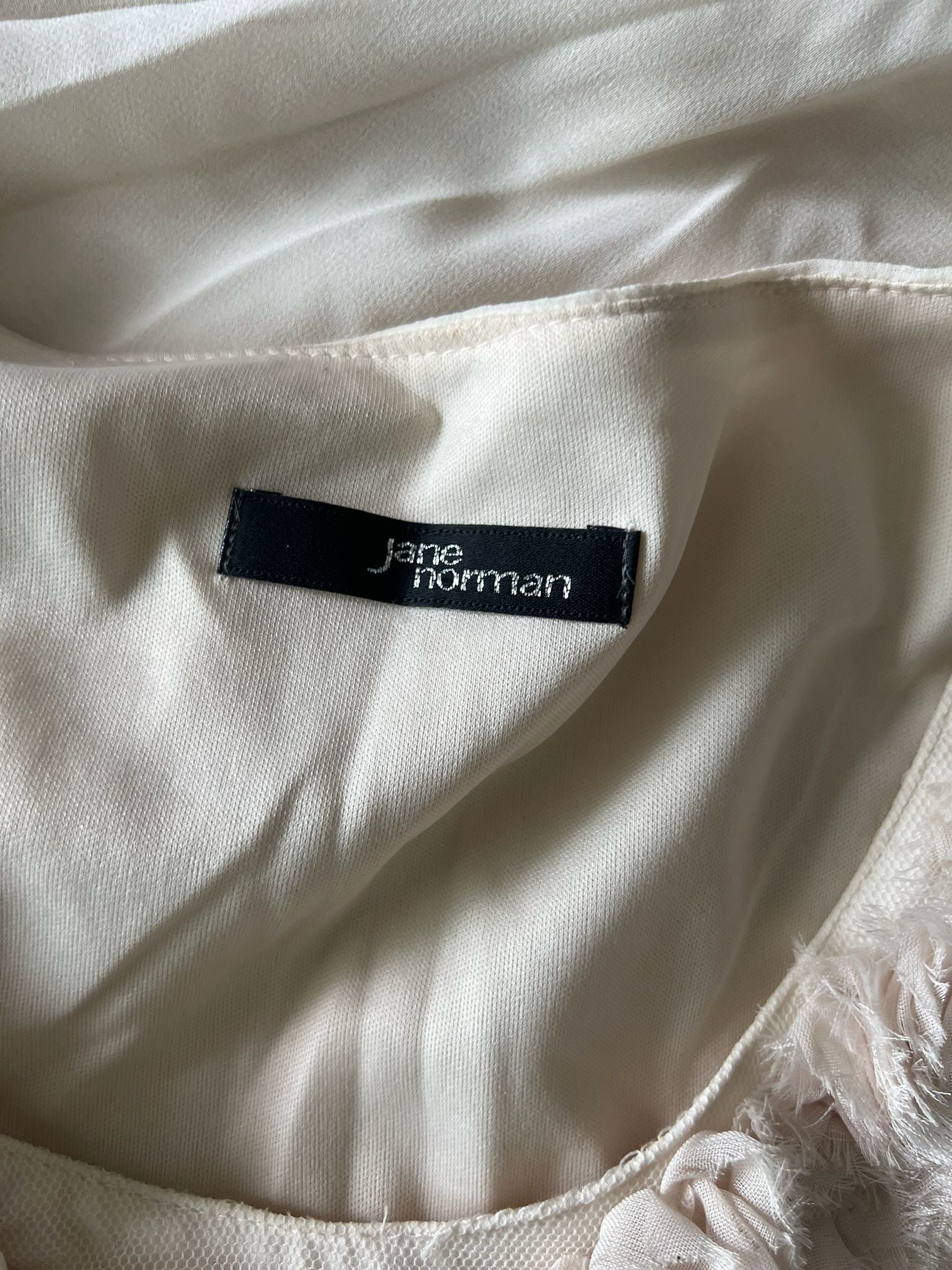 Cream Jane Norman dress