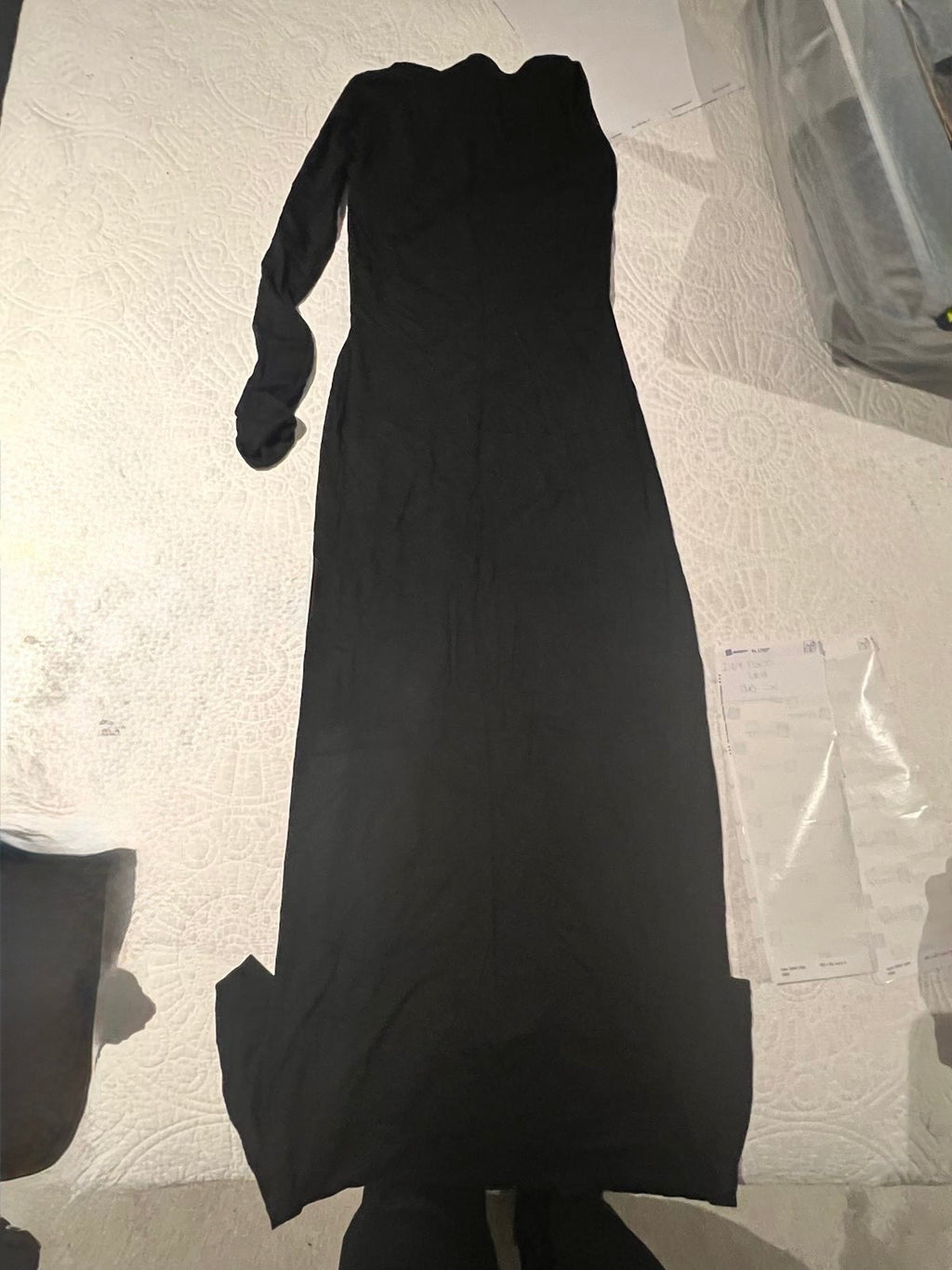 Black maxi dress