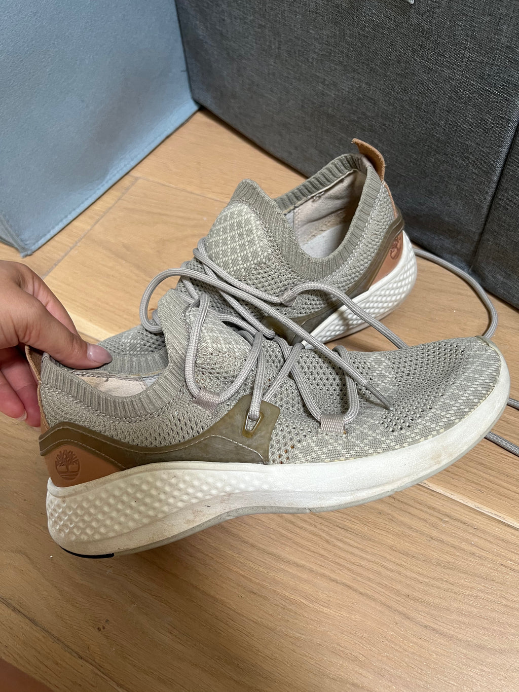 Brown/Grey Timberland Trainers