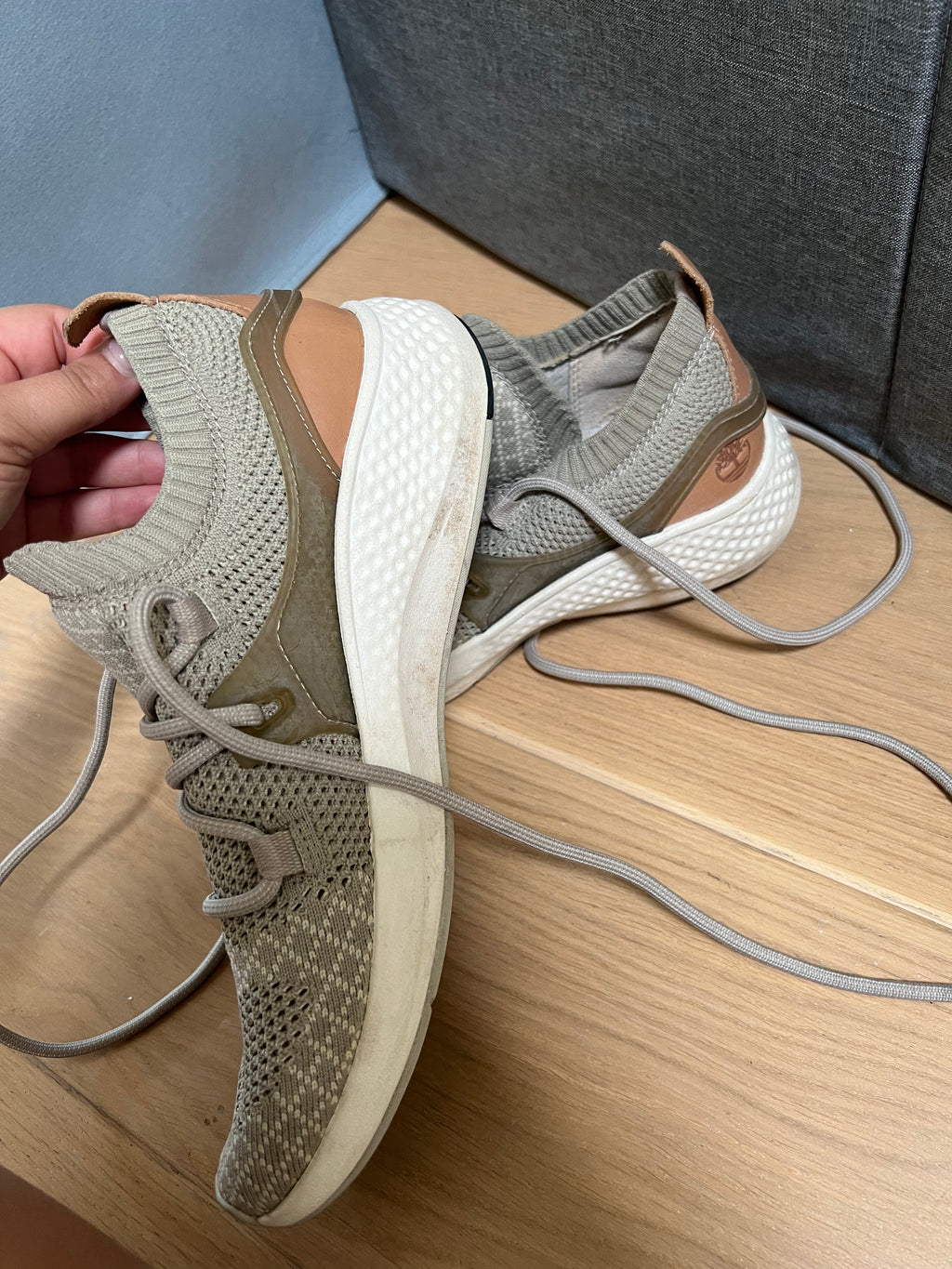 Brown/Grey Timberland Trainers
