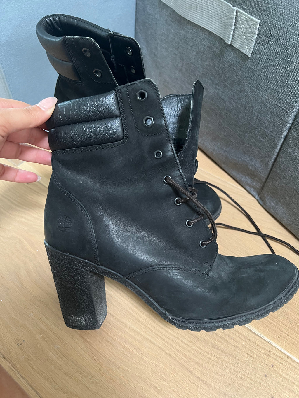 Timberland Black high heel boots