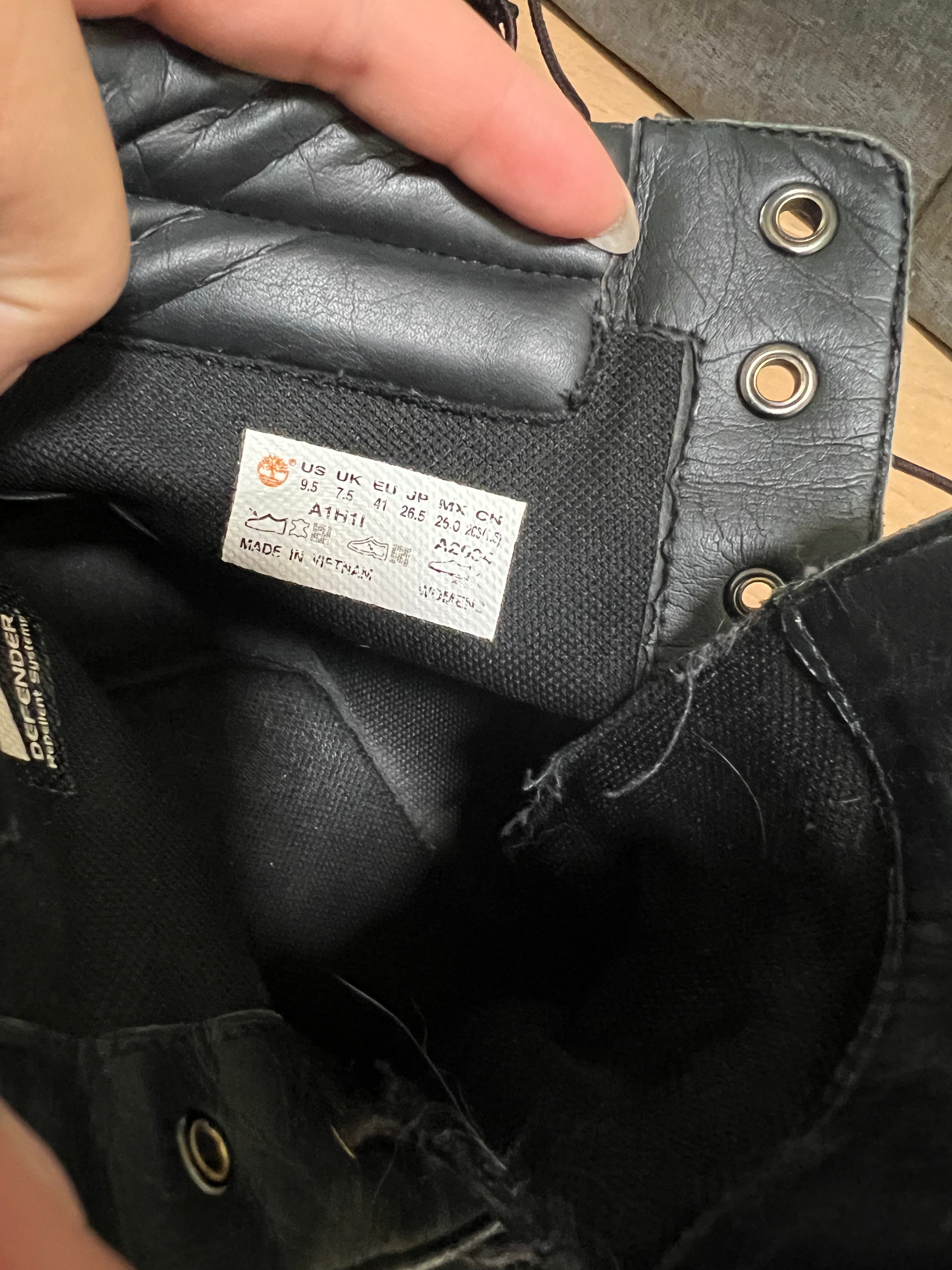 Timberland Black high heel boots