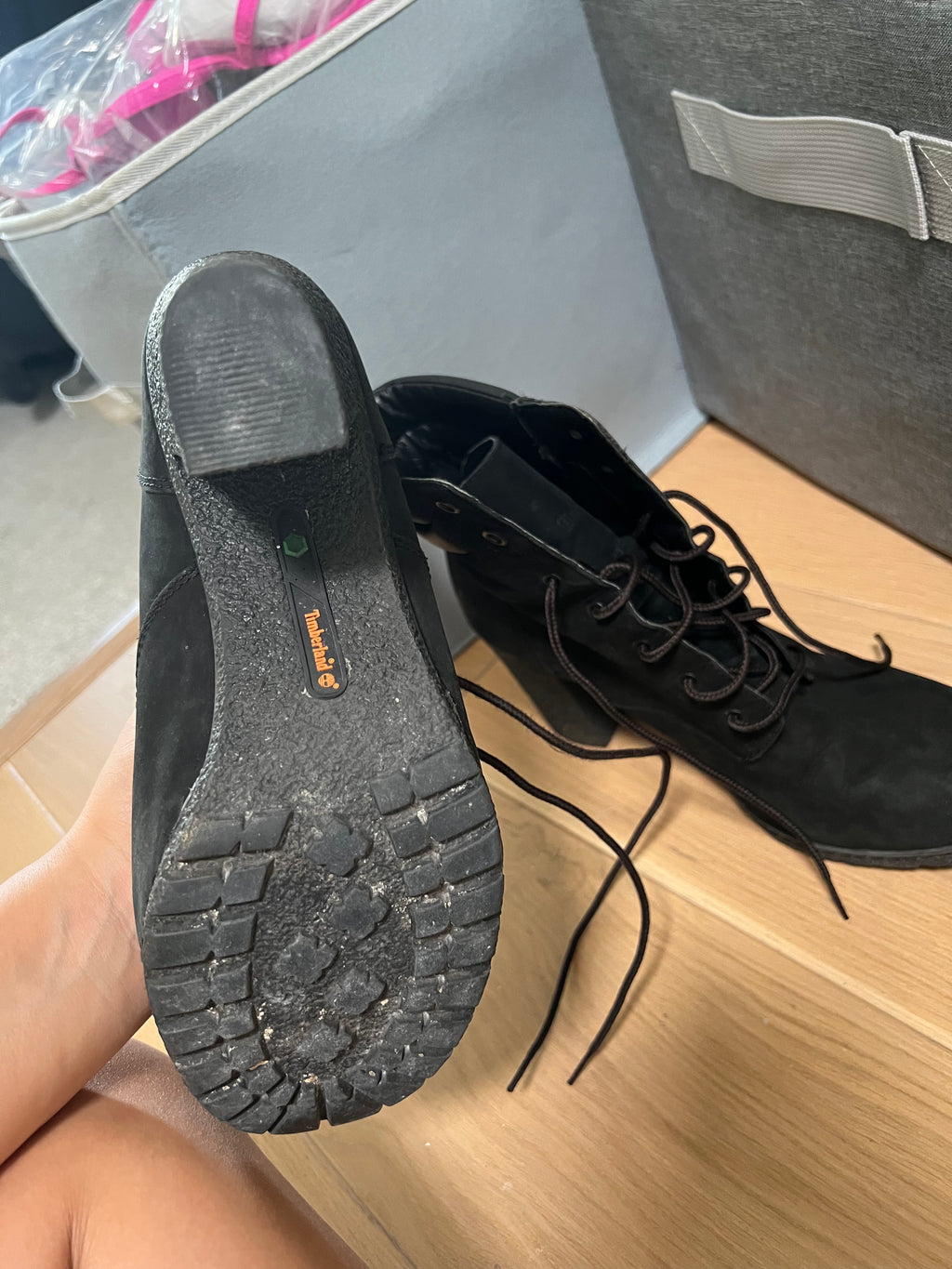 Timberland Black high heel boots