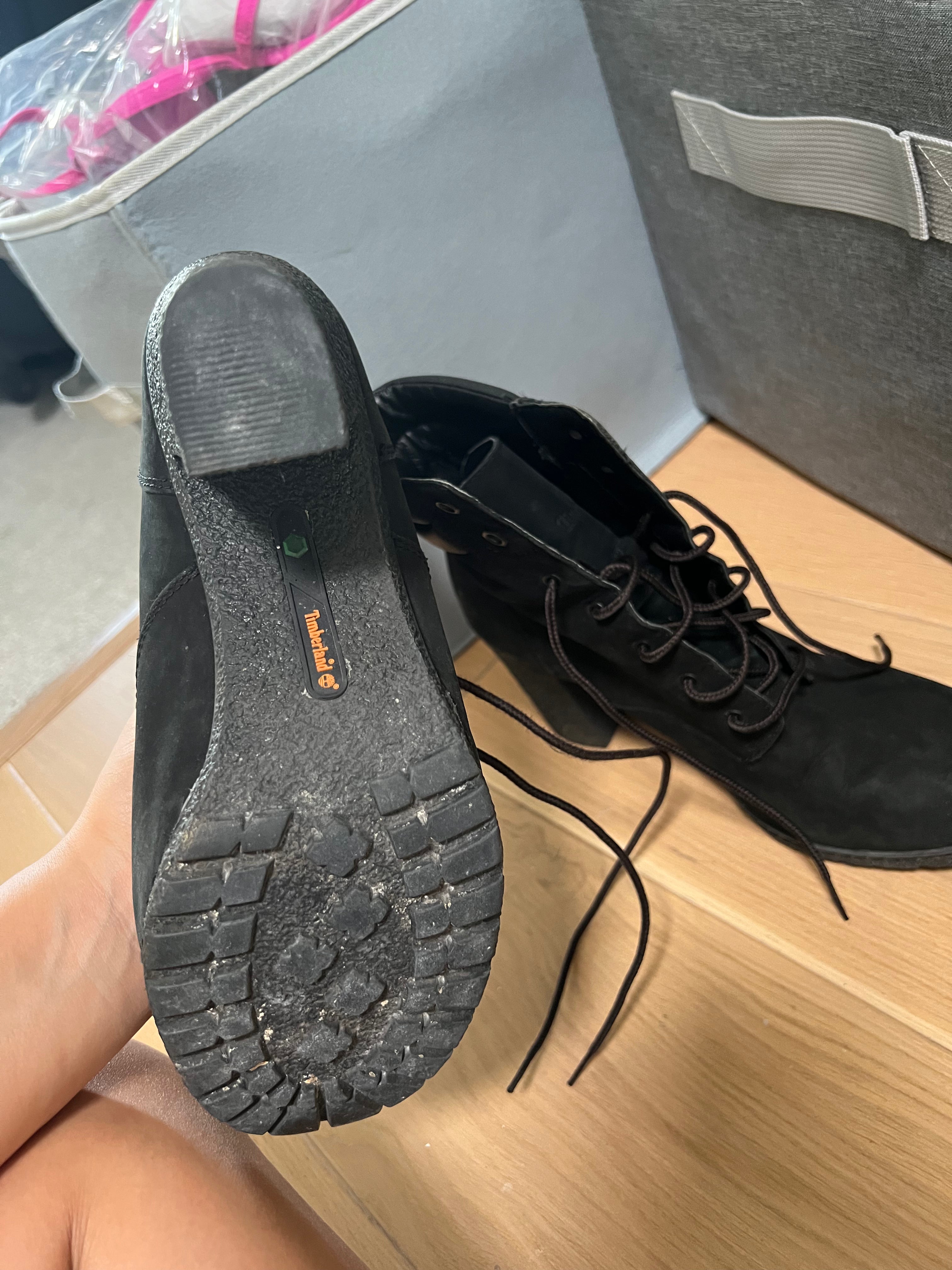 Timberland Black high heel boots