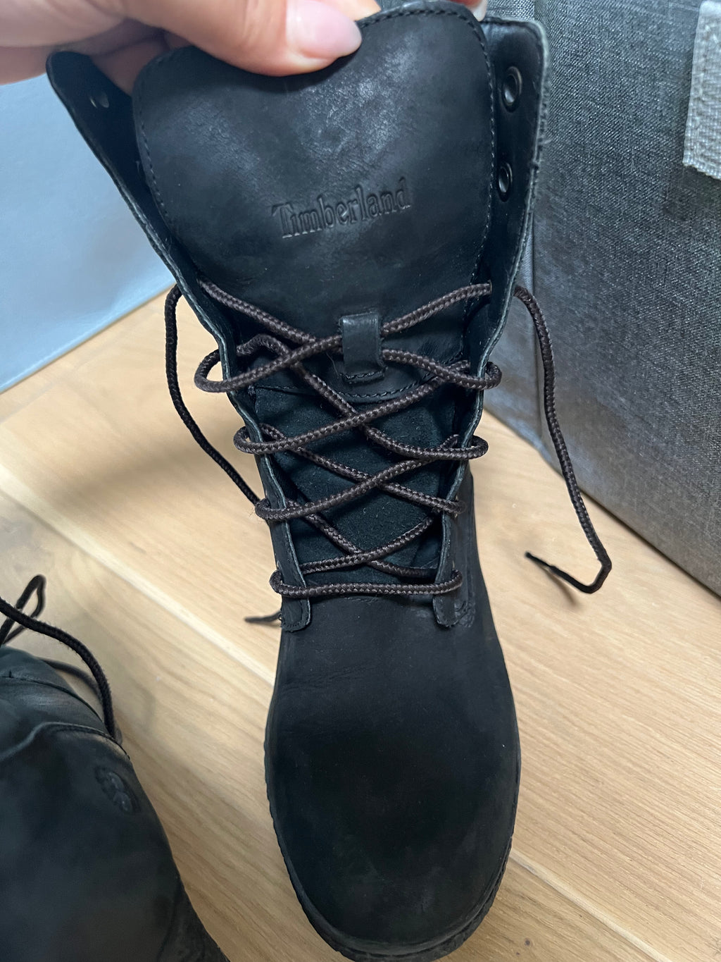 Timberland Black high heel boots