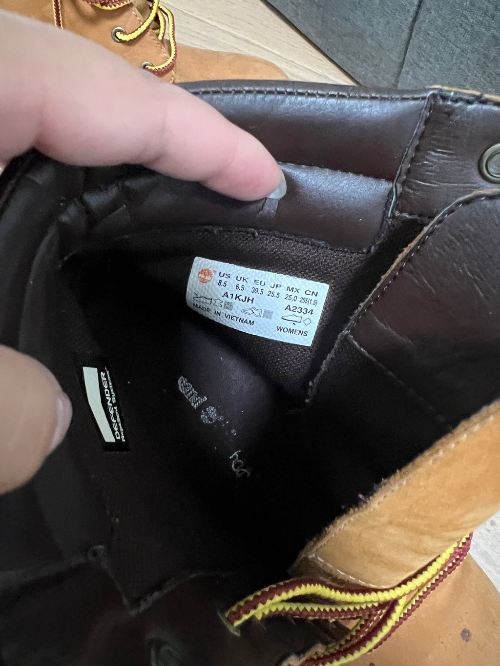 Timberland Tan high heel boots