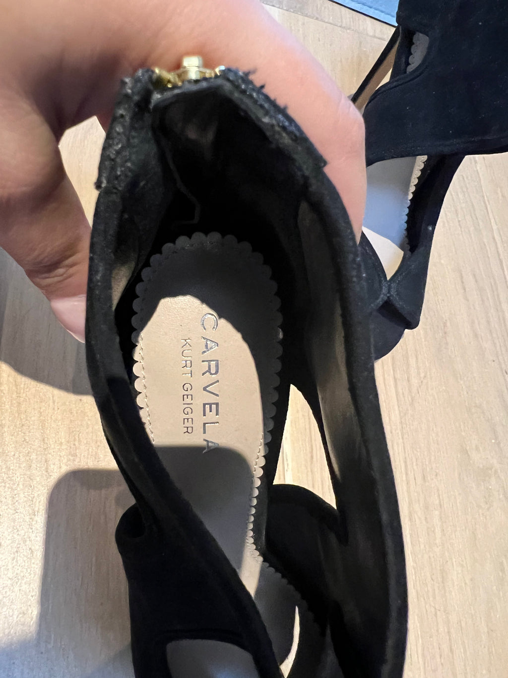 Carvela black heels