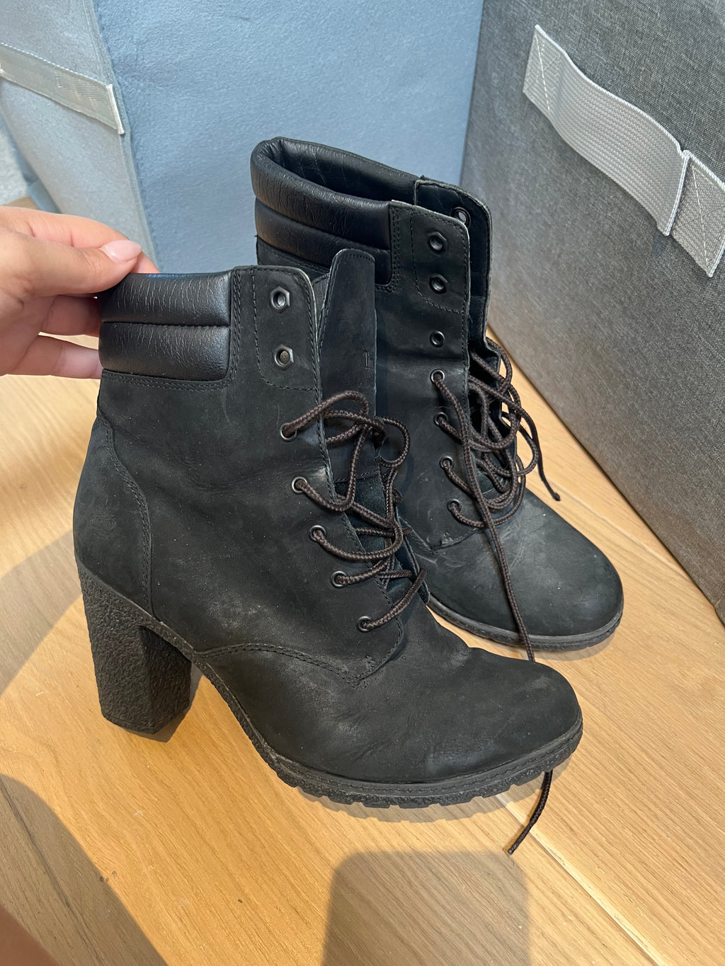 Timberland Black high heel boots
