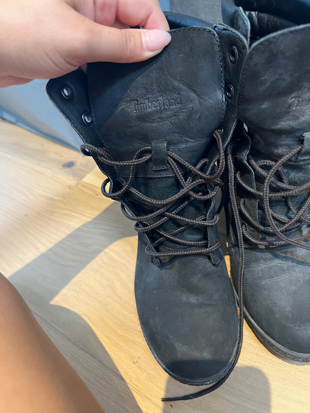 Timberland Black high heel boots