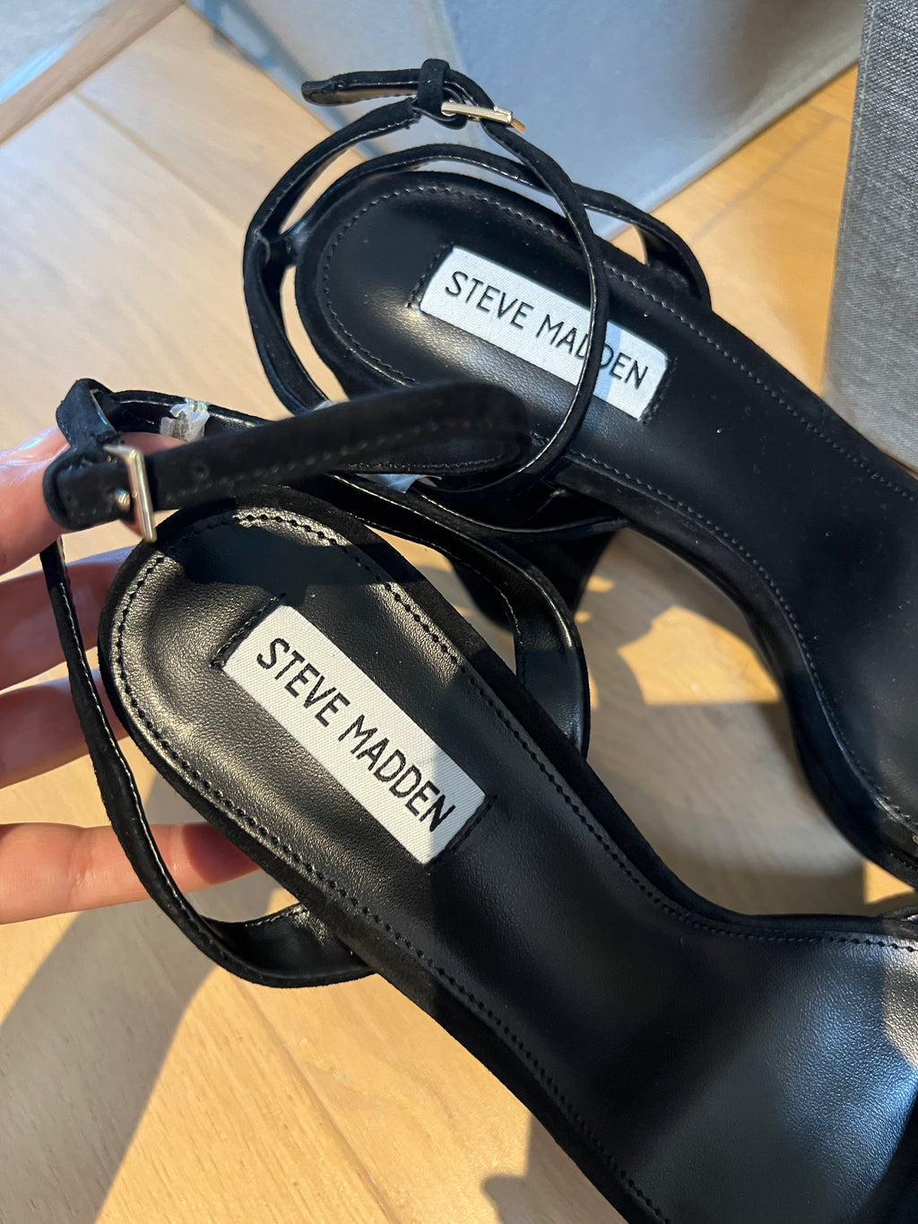 Steve Madden chunky black heel