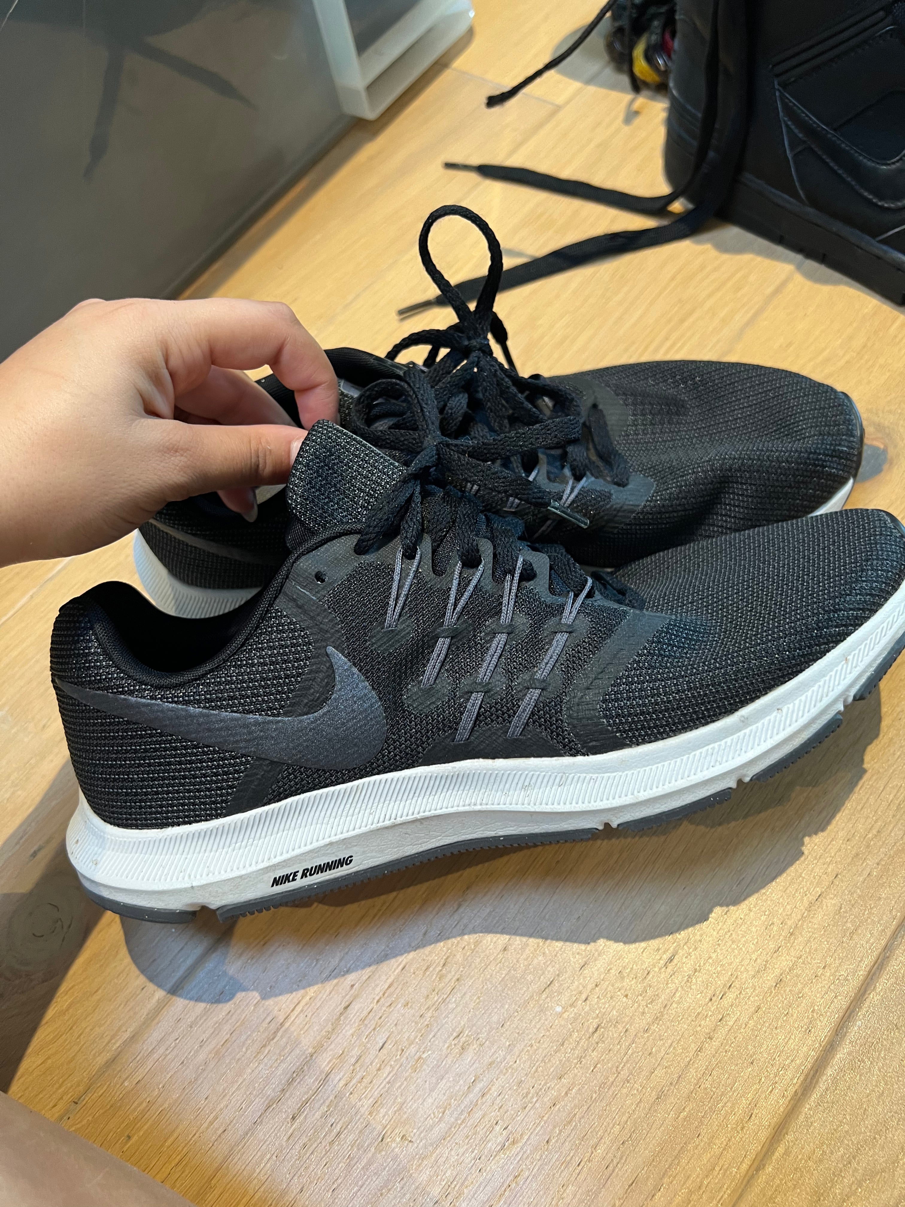 Grey/White Nike Fitsole Trainers