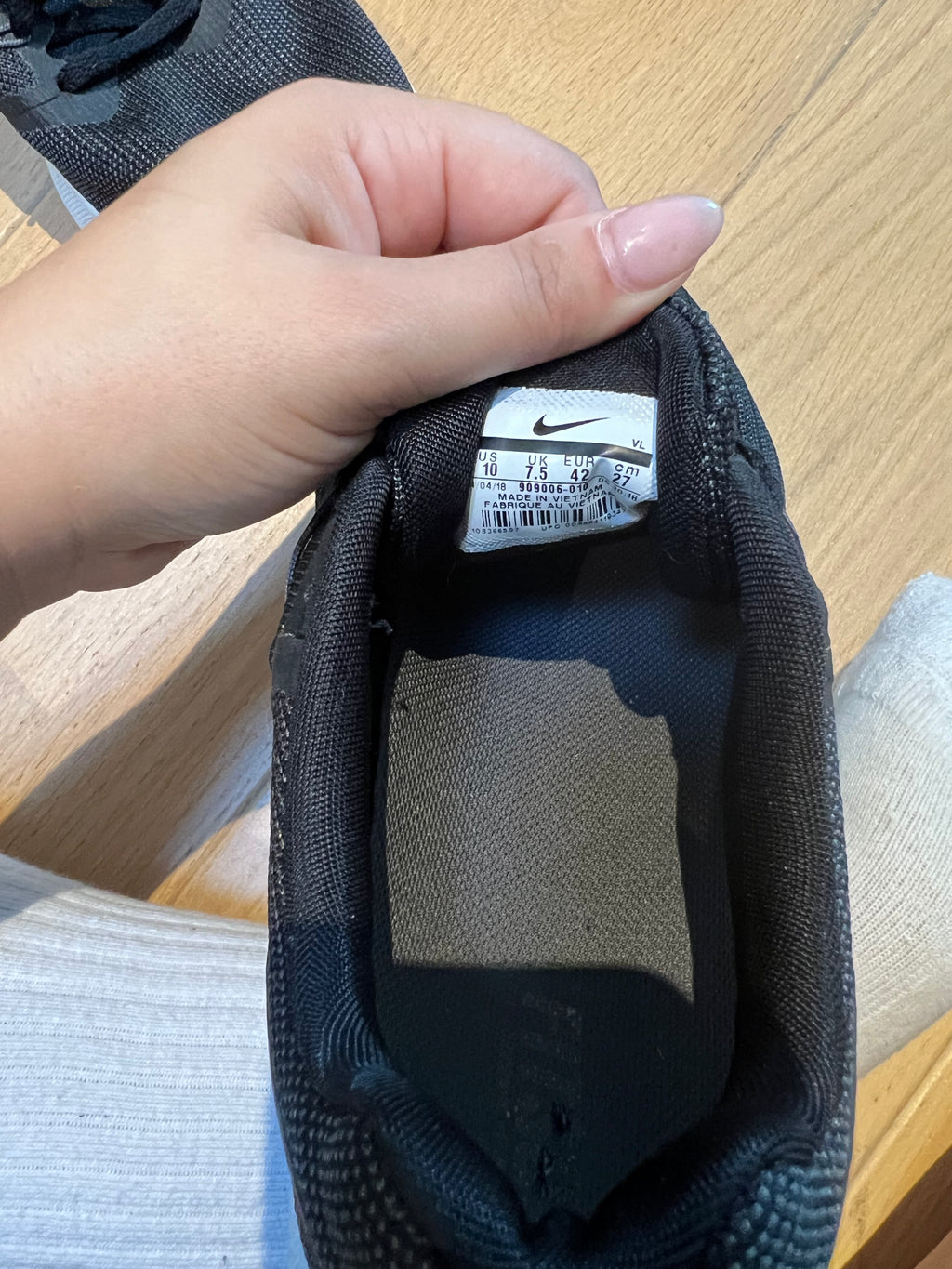 Grey/White Nike Fitsole Trainers