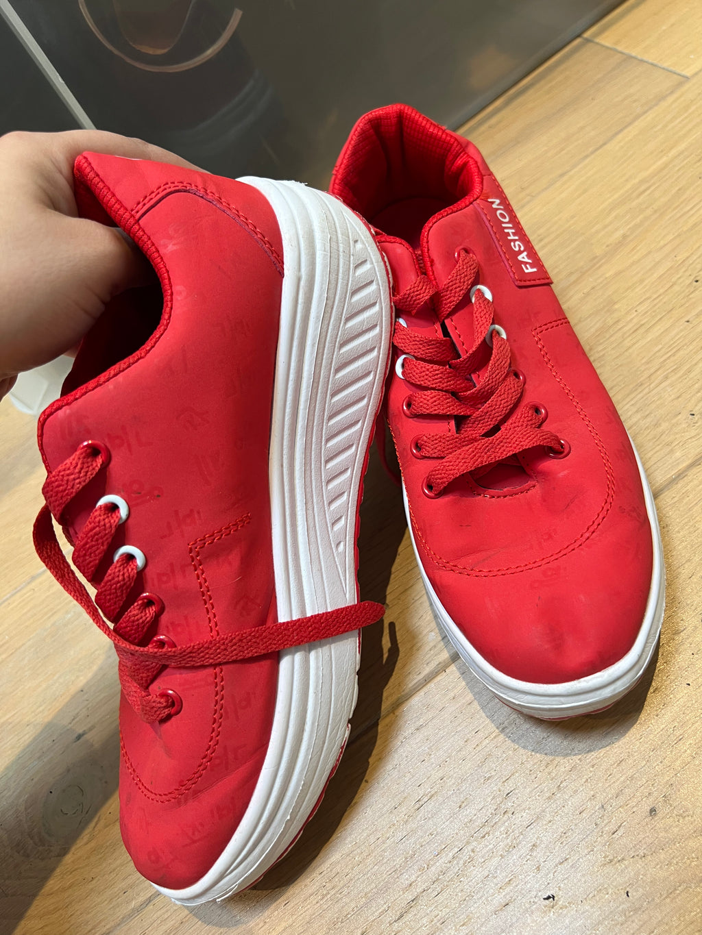 Red Trainers
