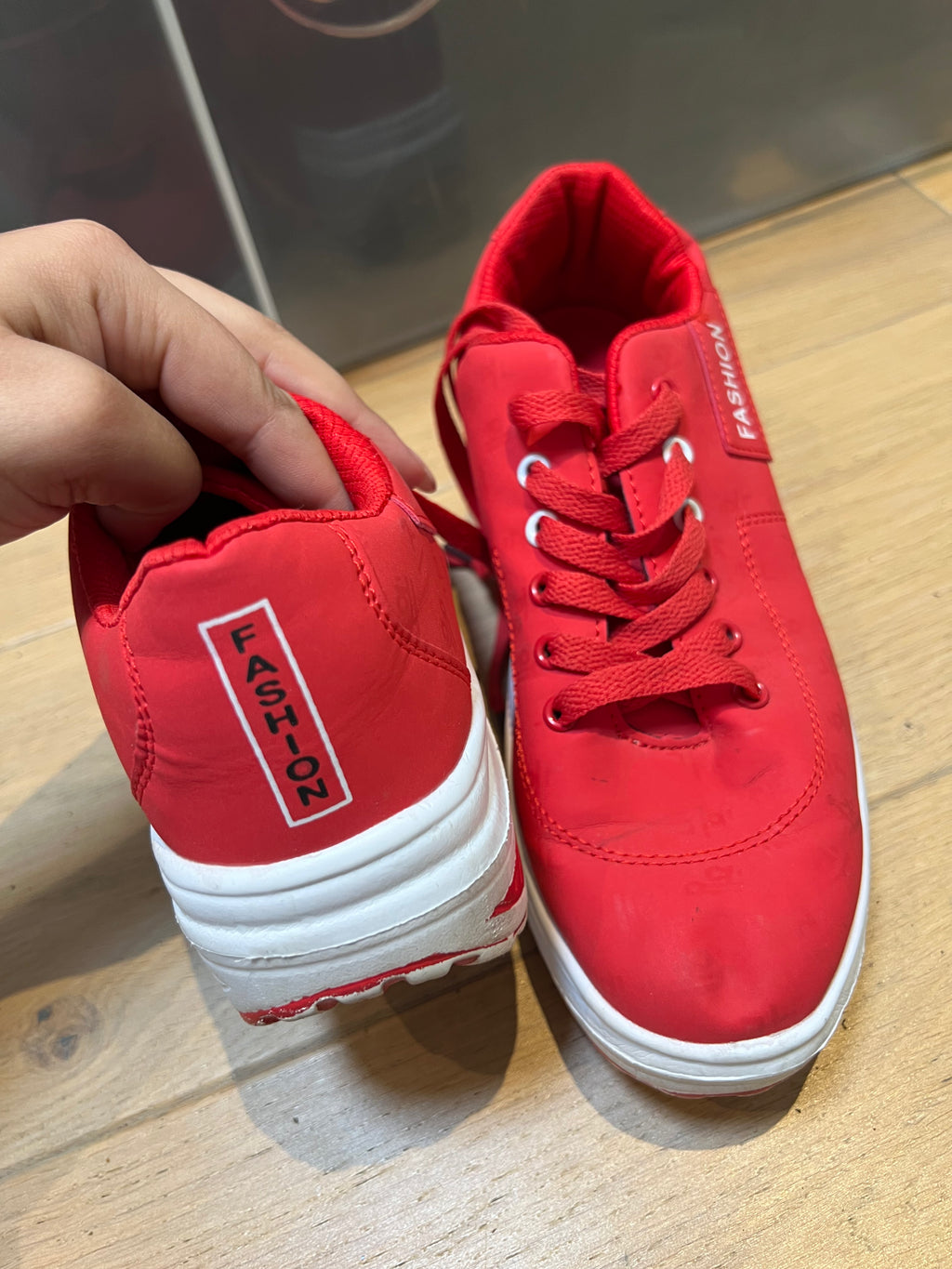Red Trainers