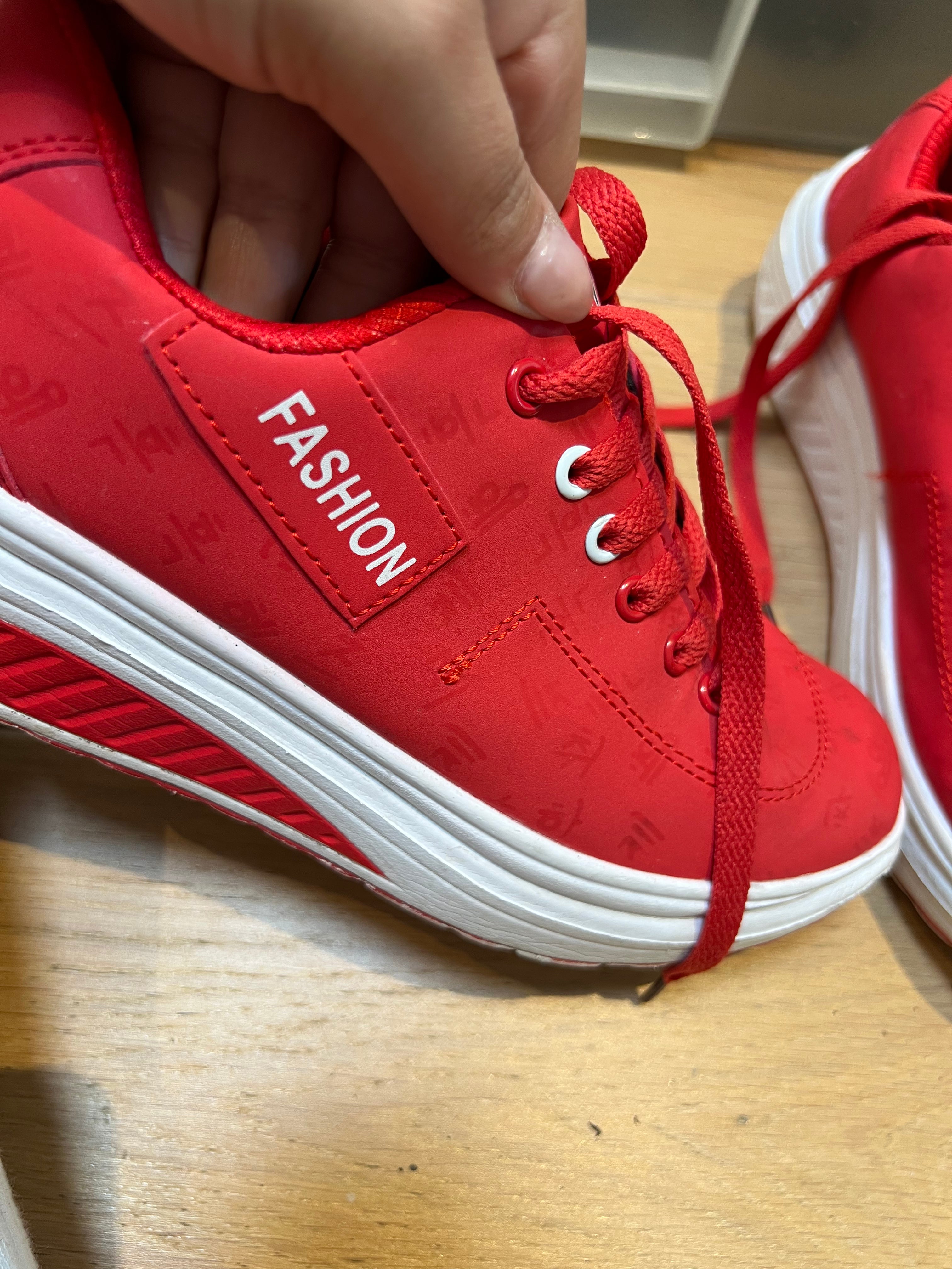 Red Trainers