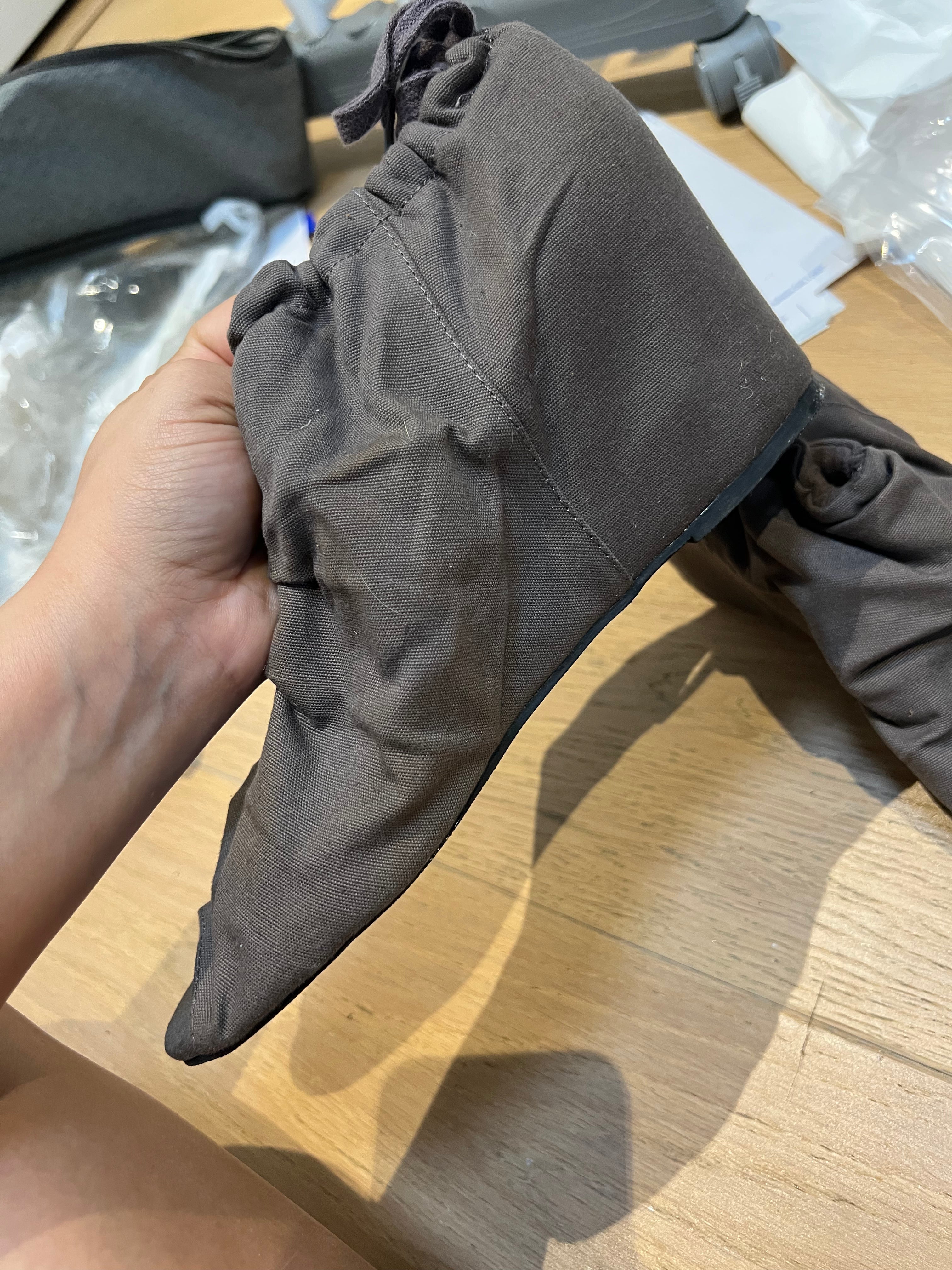 Aldo Grey Wedge Shoes