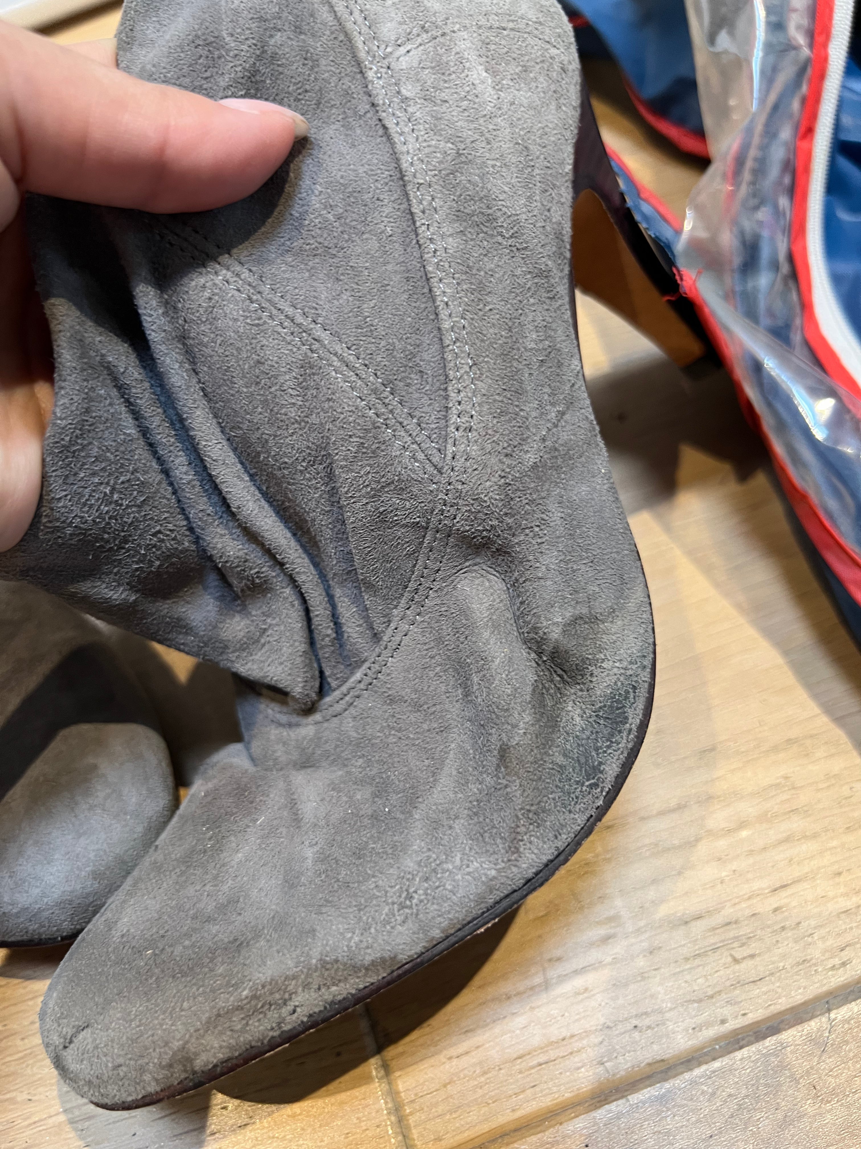 Aldo Grey Suedette Heels