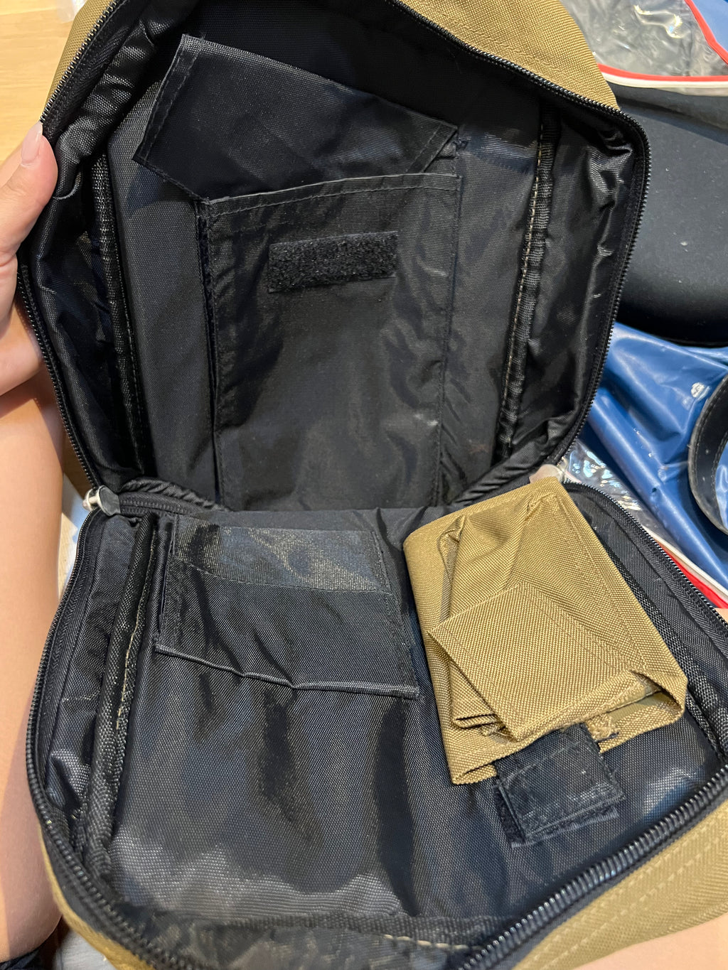 Brown medium sized across shoulder bag