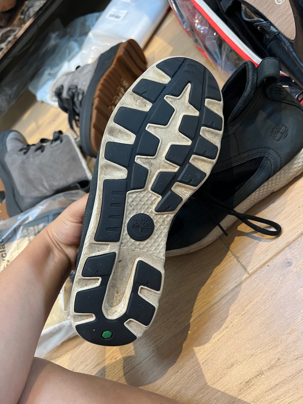 Black Timberland Trainers