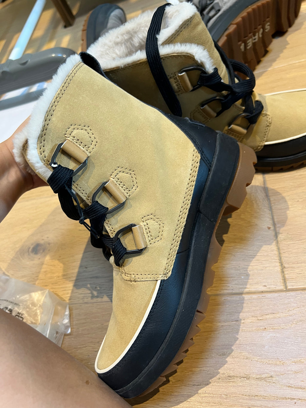 Sorel Waterproof Beige Boots