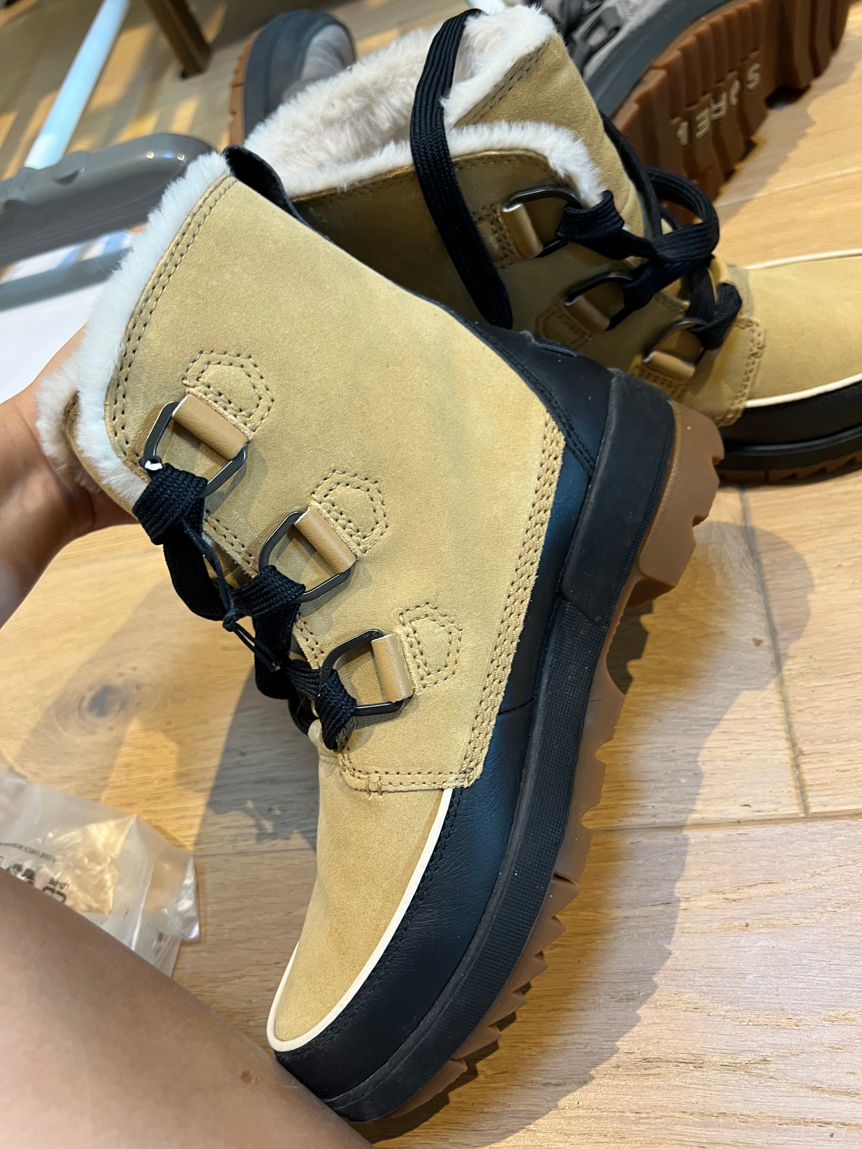 Sorel Waterproof Beige Boots