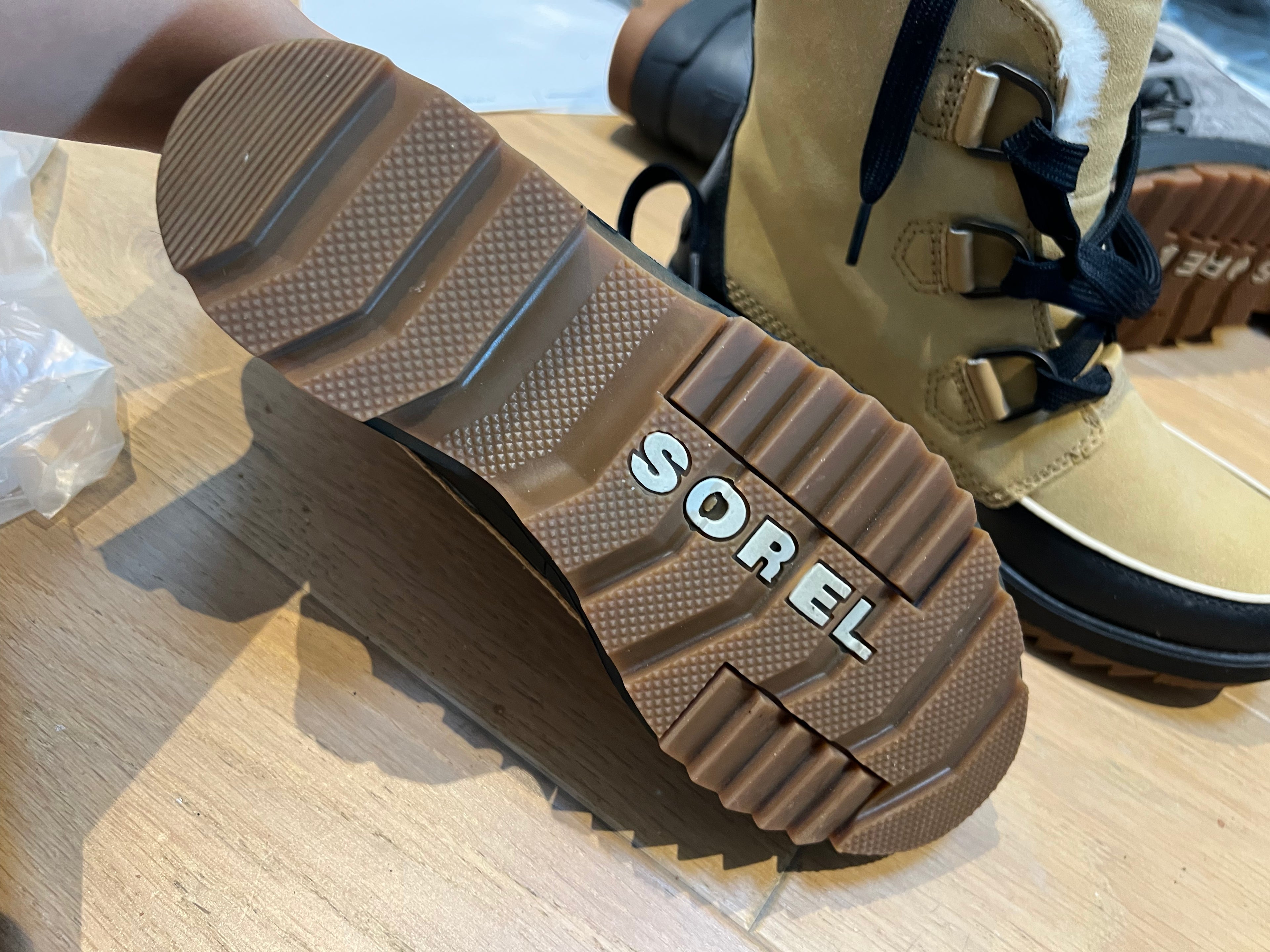 Sorel Waterproof Beige Boots