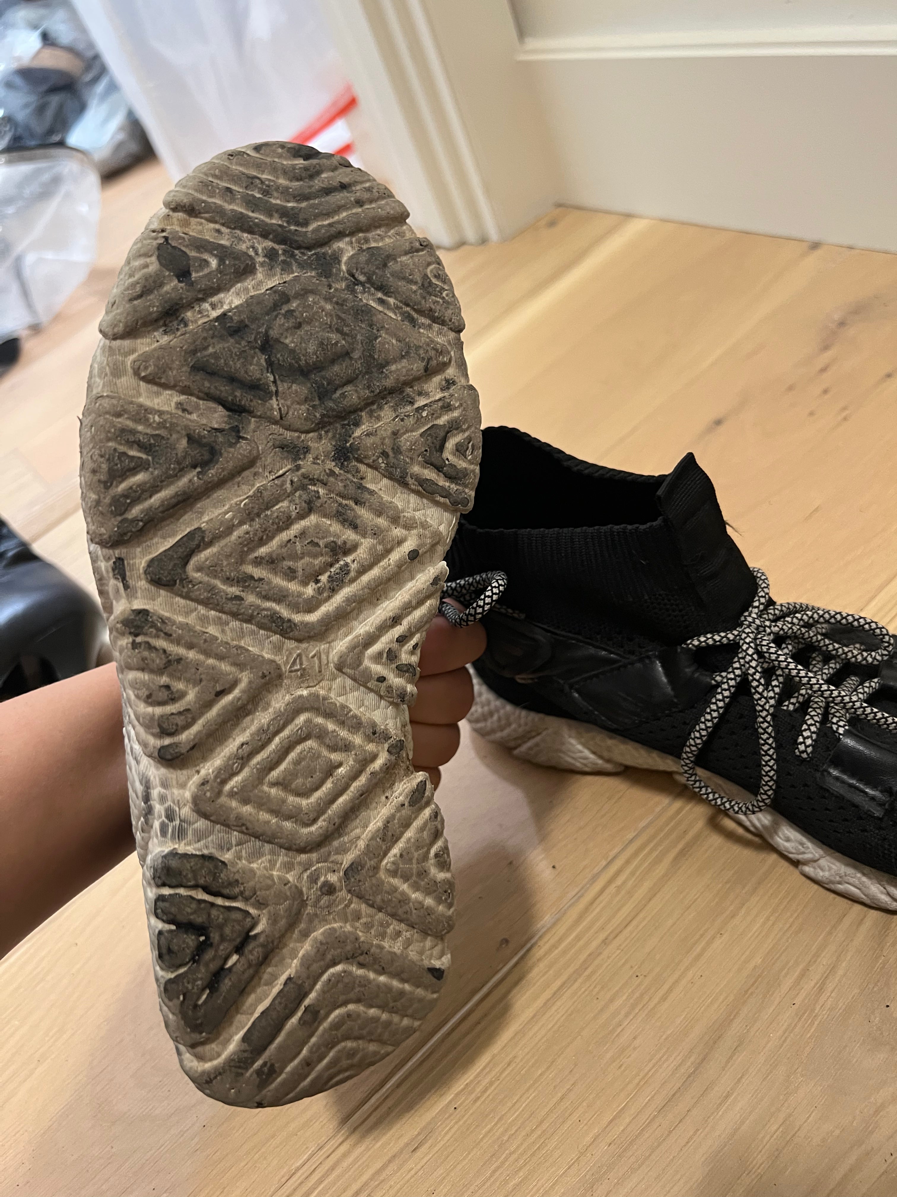 Black trainers