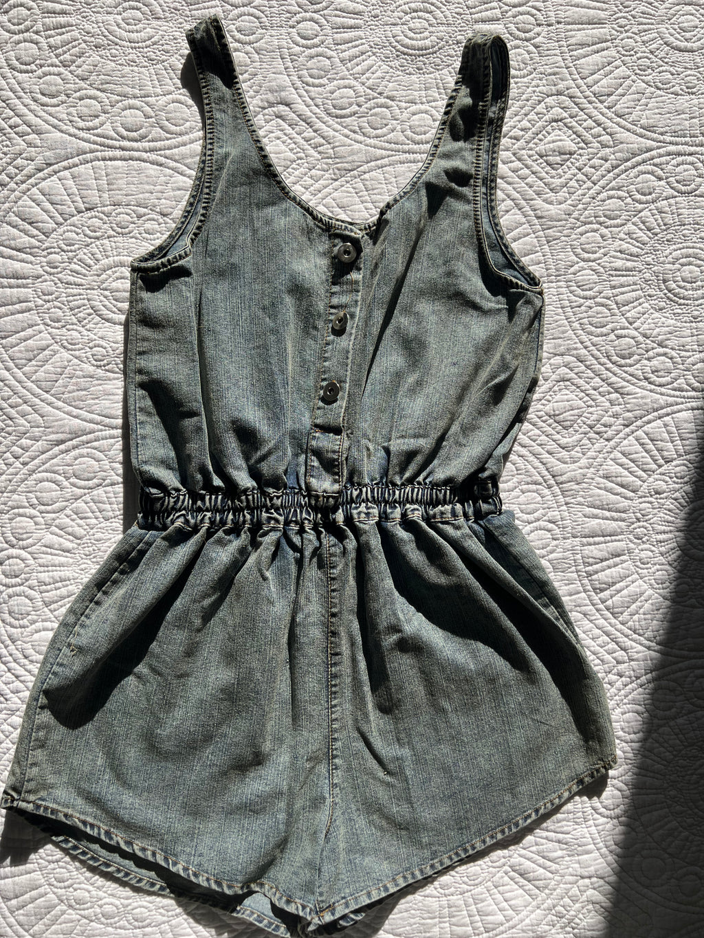 Denim Romper