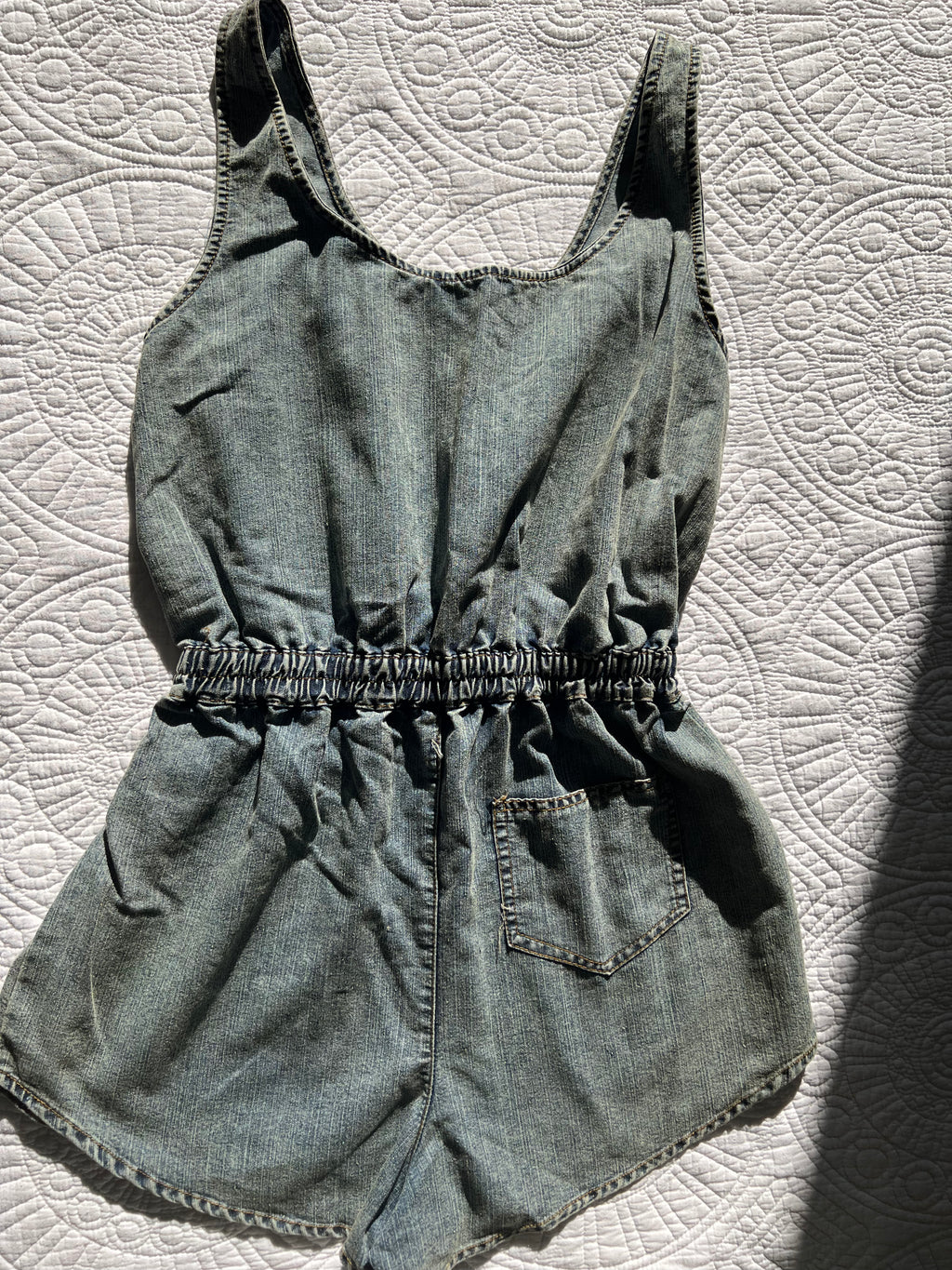 Denim Romper