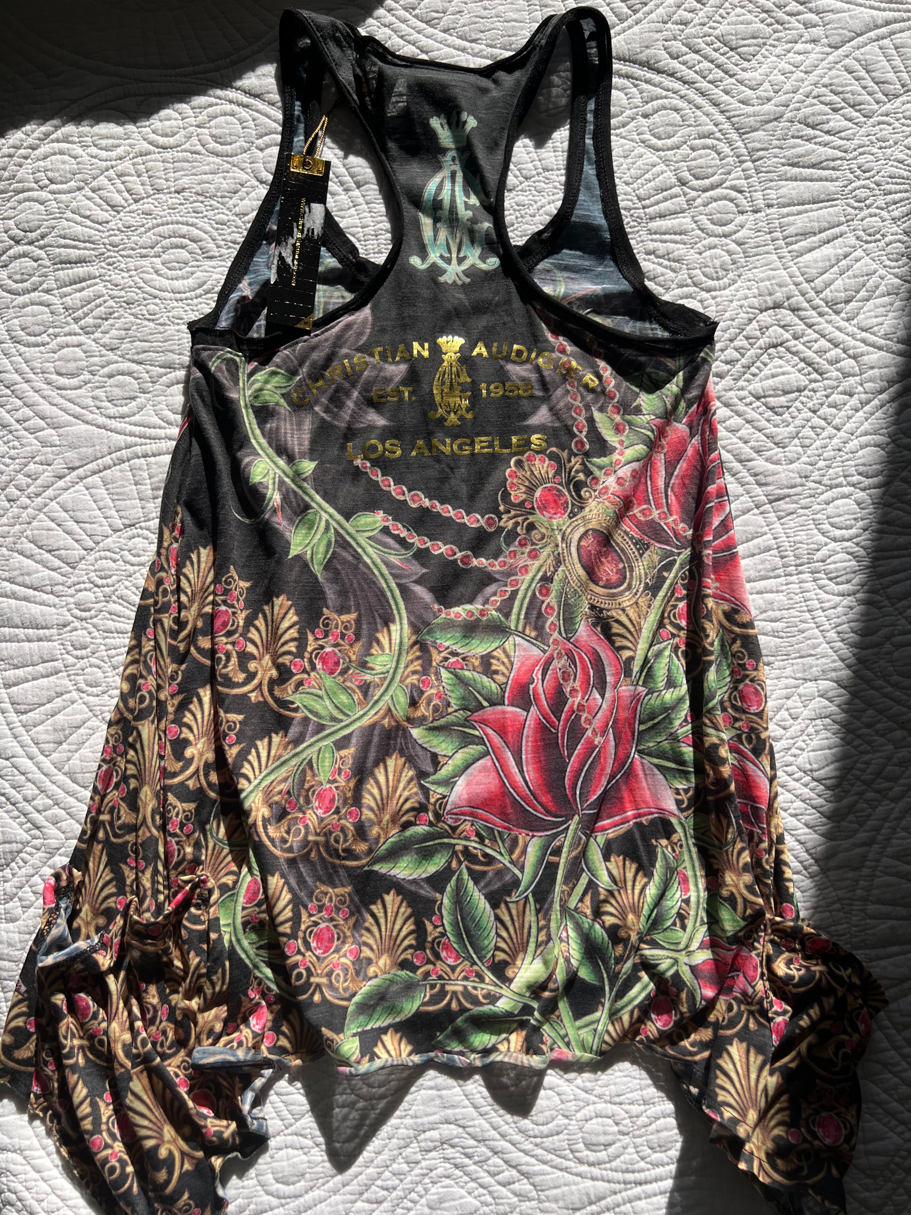 Diamante detail tank top