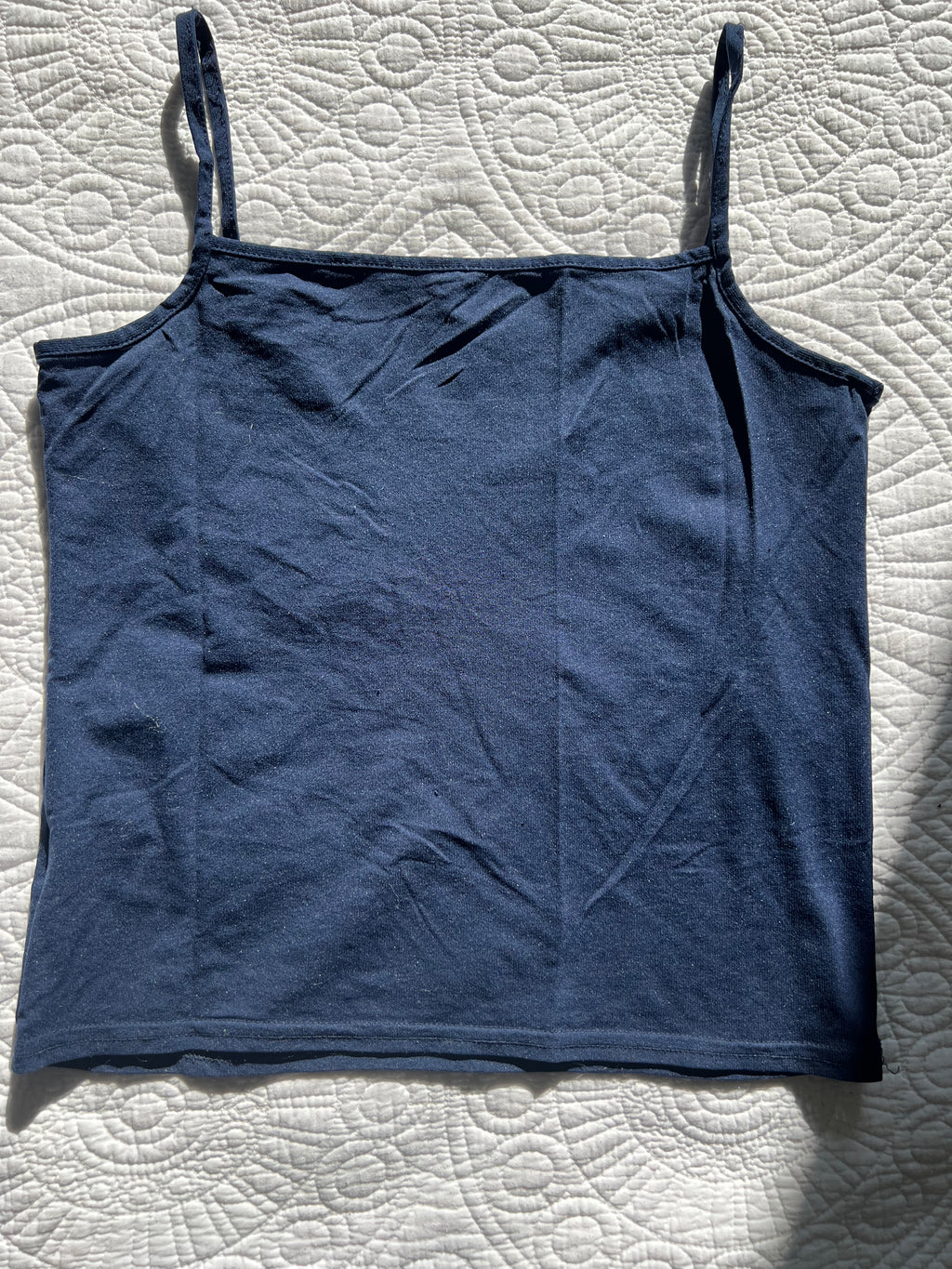 Blue tank top / Spaghetti strap