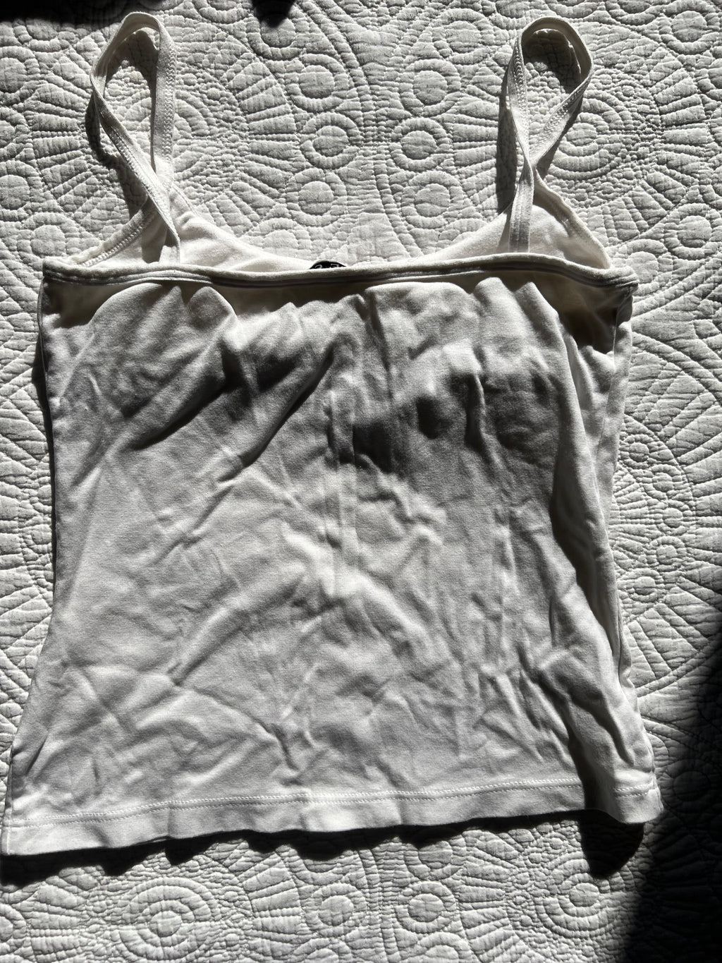White tank top / Spaghetti strap