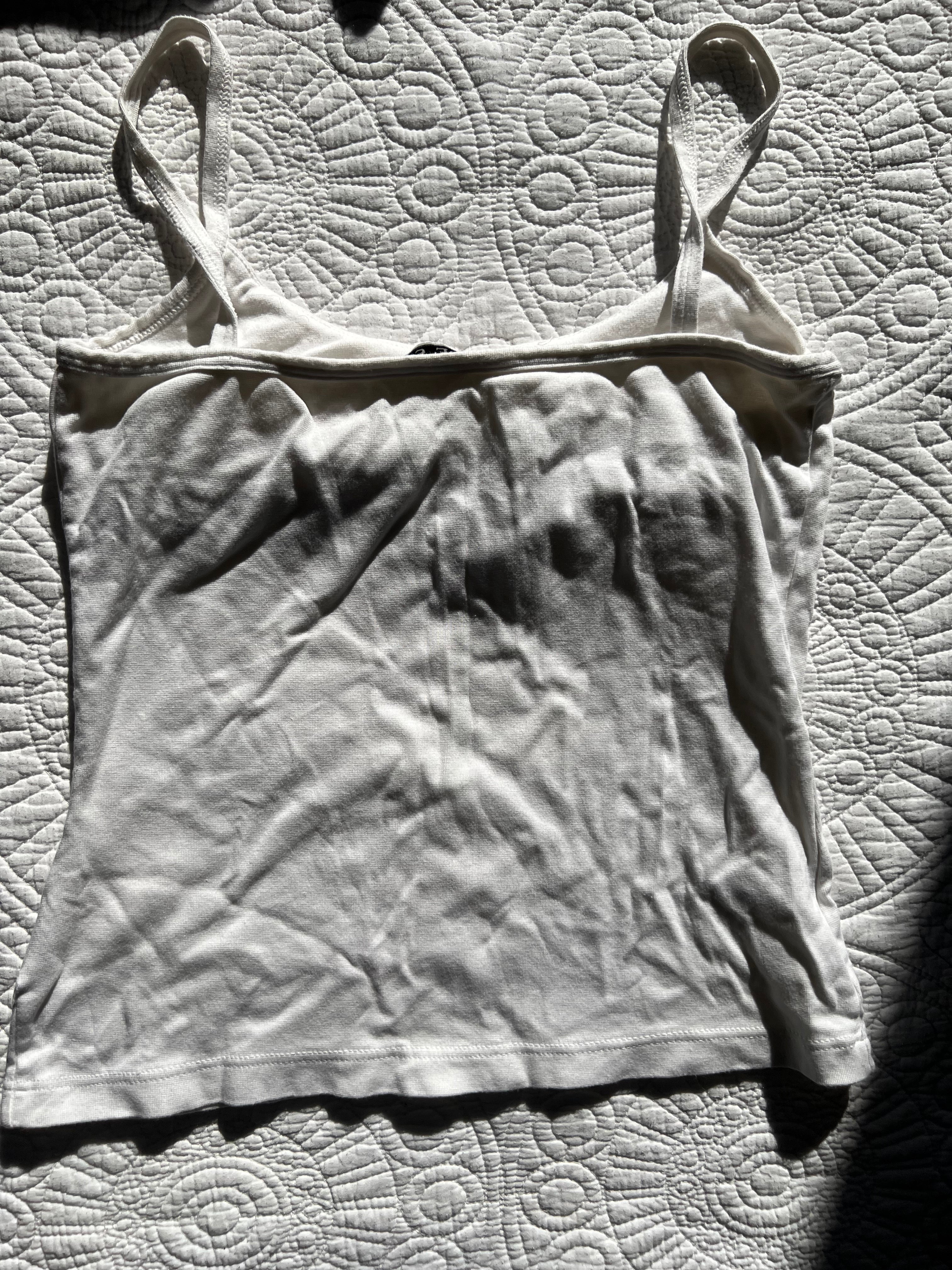 White tank top / Spaghetti strap