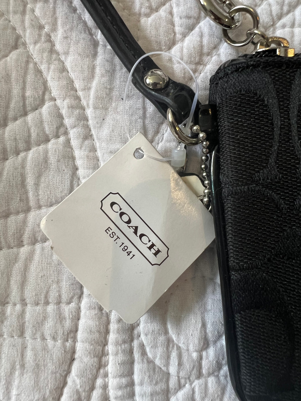 Small black Coach bag