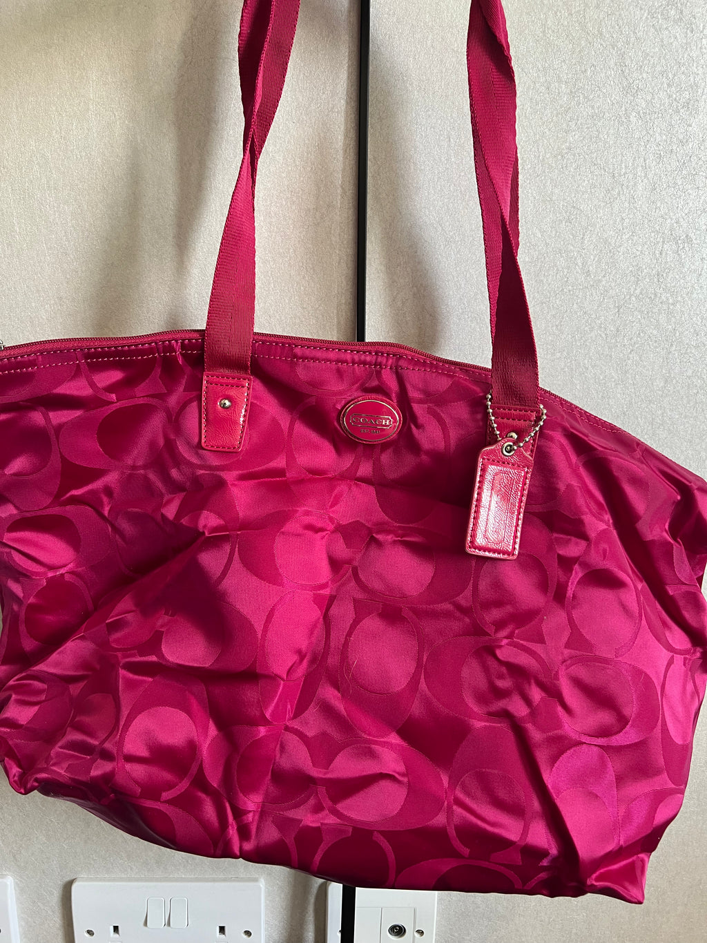 Pink Coach bag