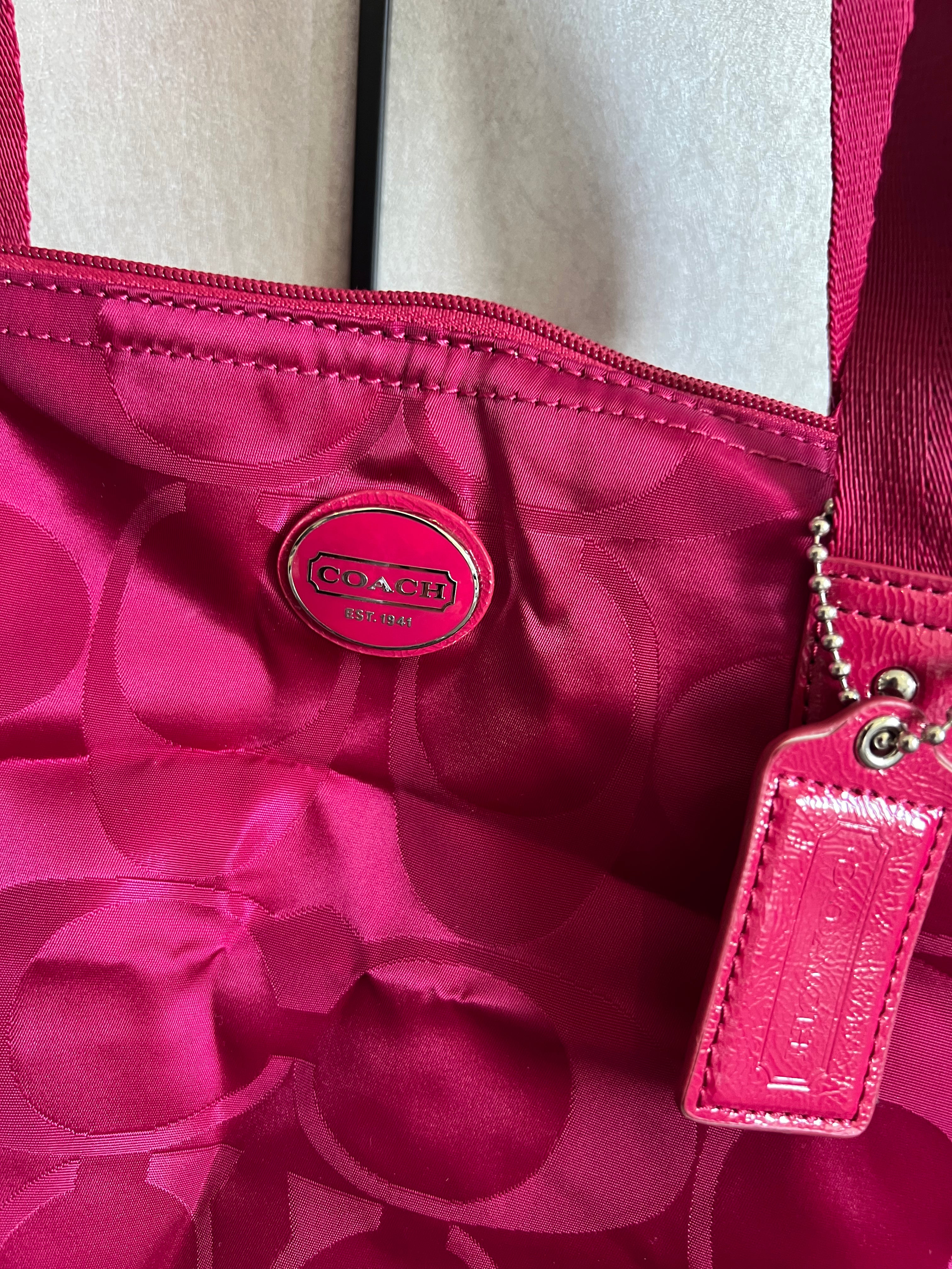 Pink Coach bag
