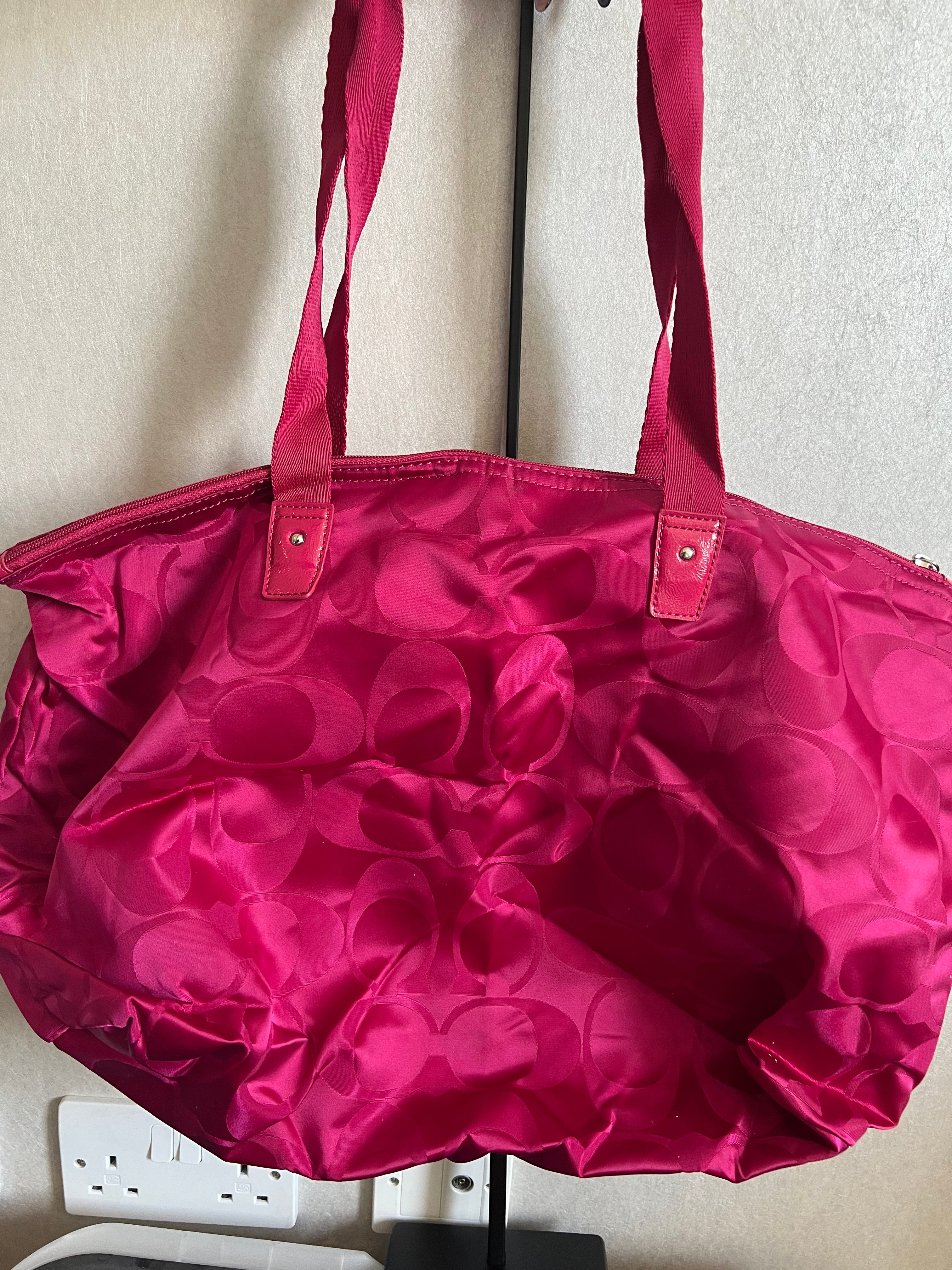 Pink Coach bag