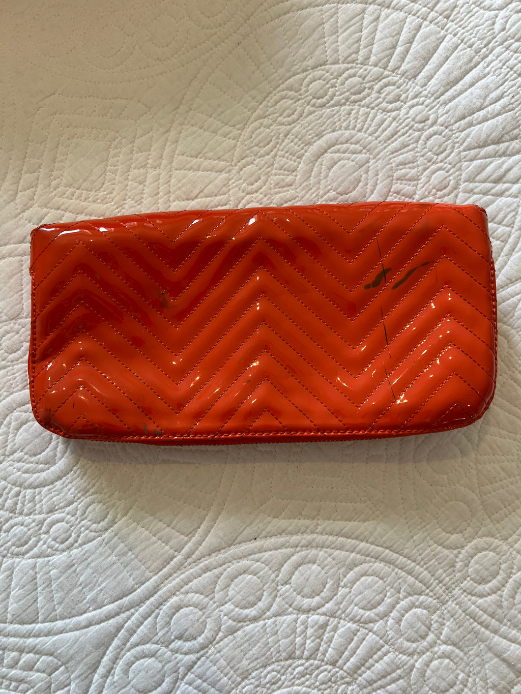 Orange Ted Baker Clutch
