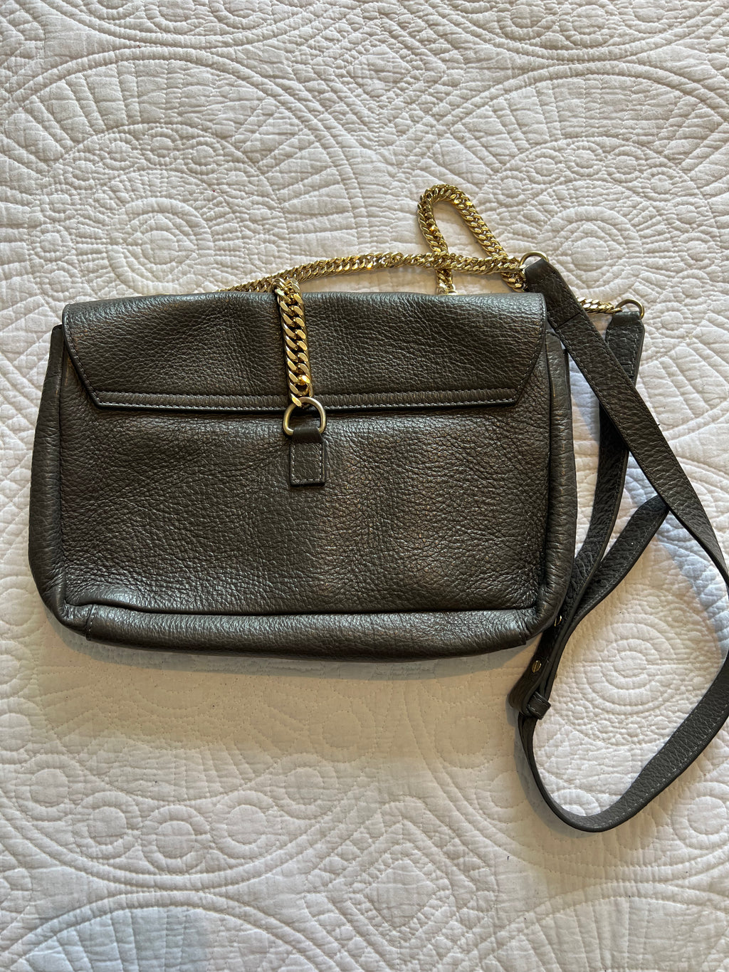 Grey / Brown Versace bag