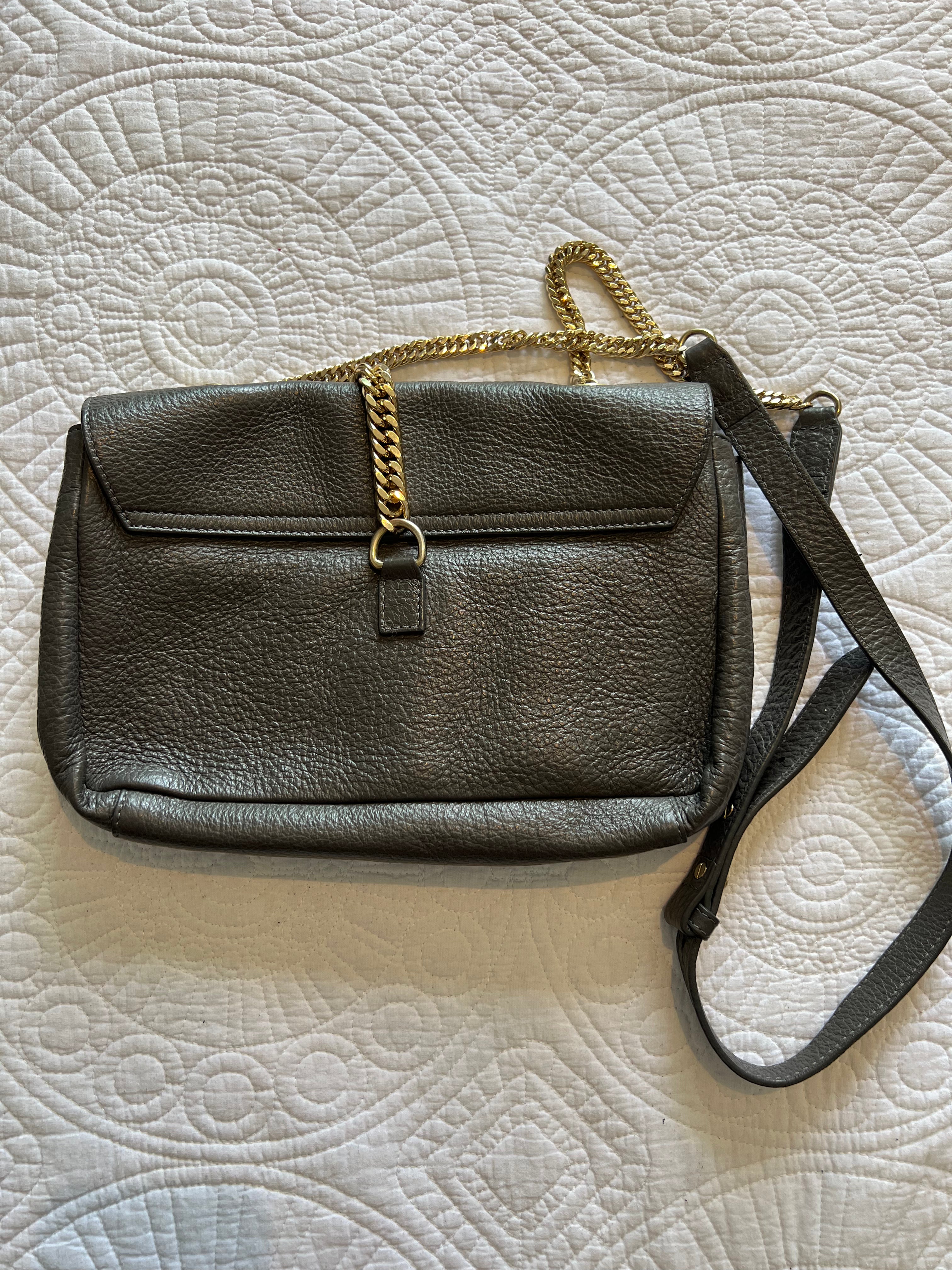 Grey / Brown Versace bag