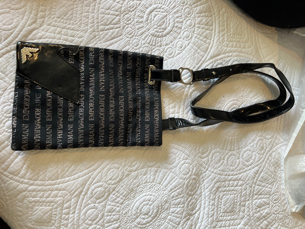 Giorgio Armani Black cross body bag