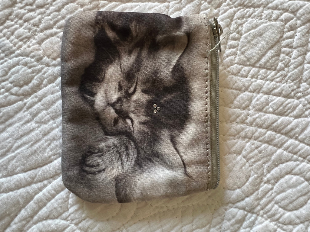 kitten image mini wallet