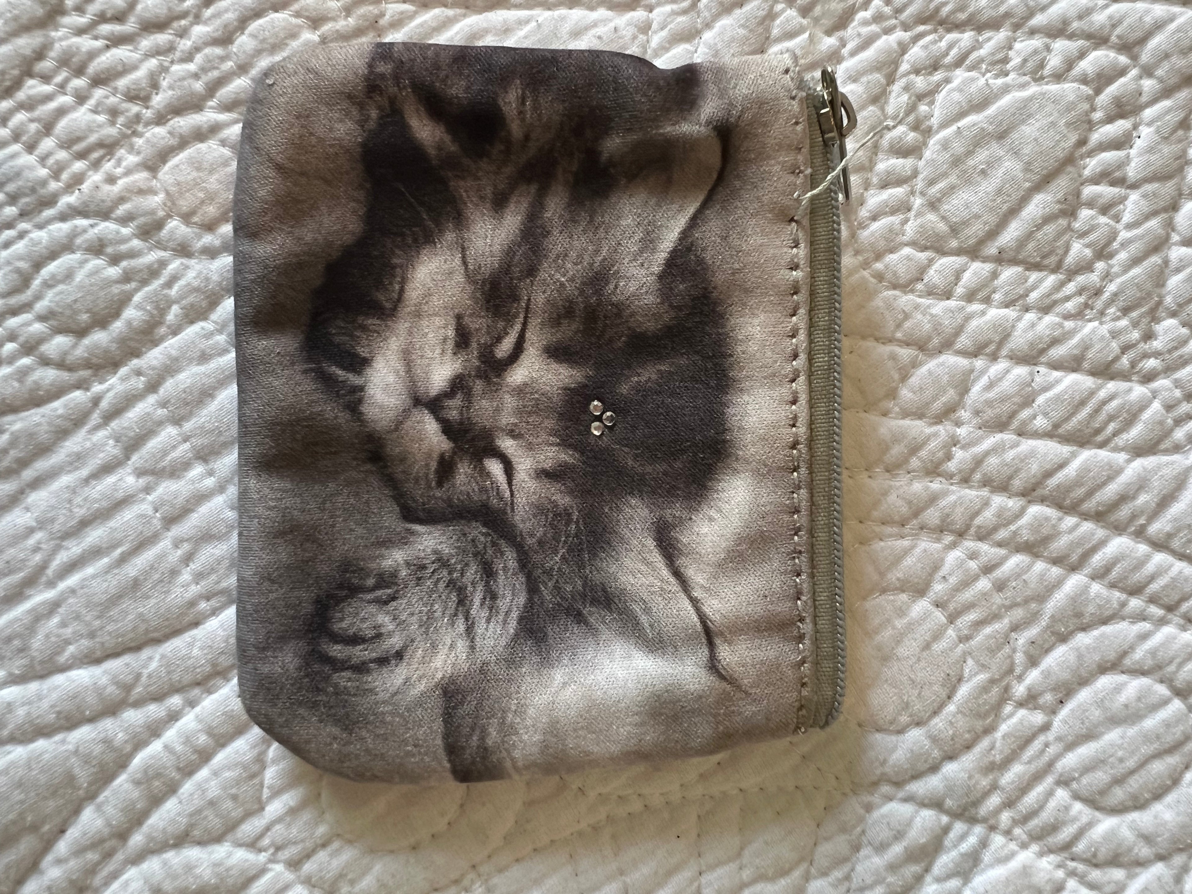 kitten image mini wallet