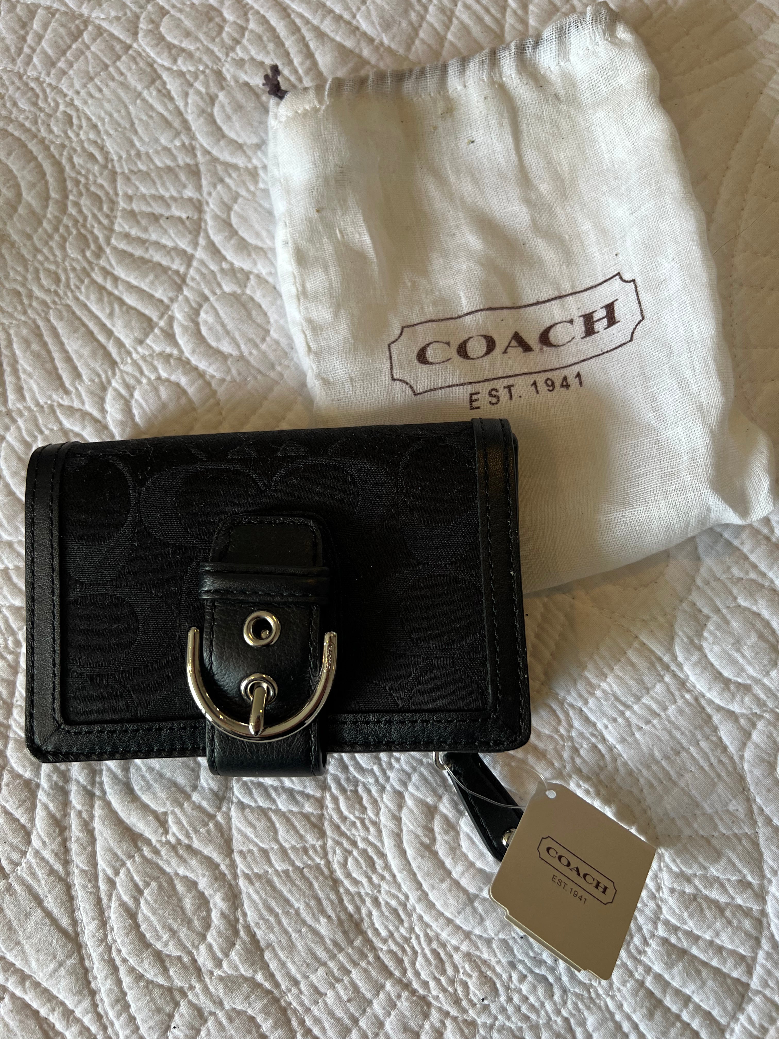 Coach black purse (With Coach dust bag)