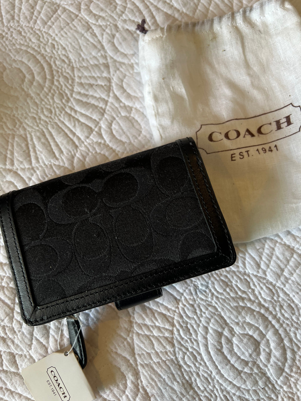Coach black purse (With Coach dust bag)
