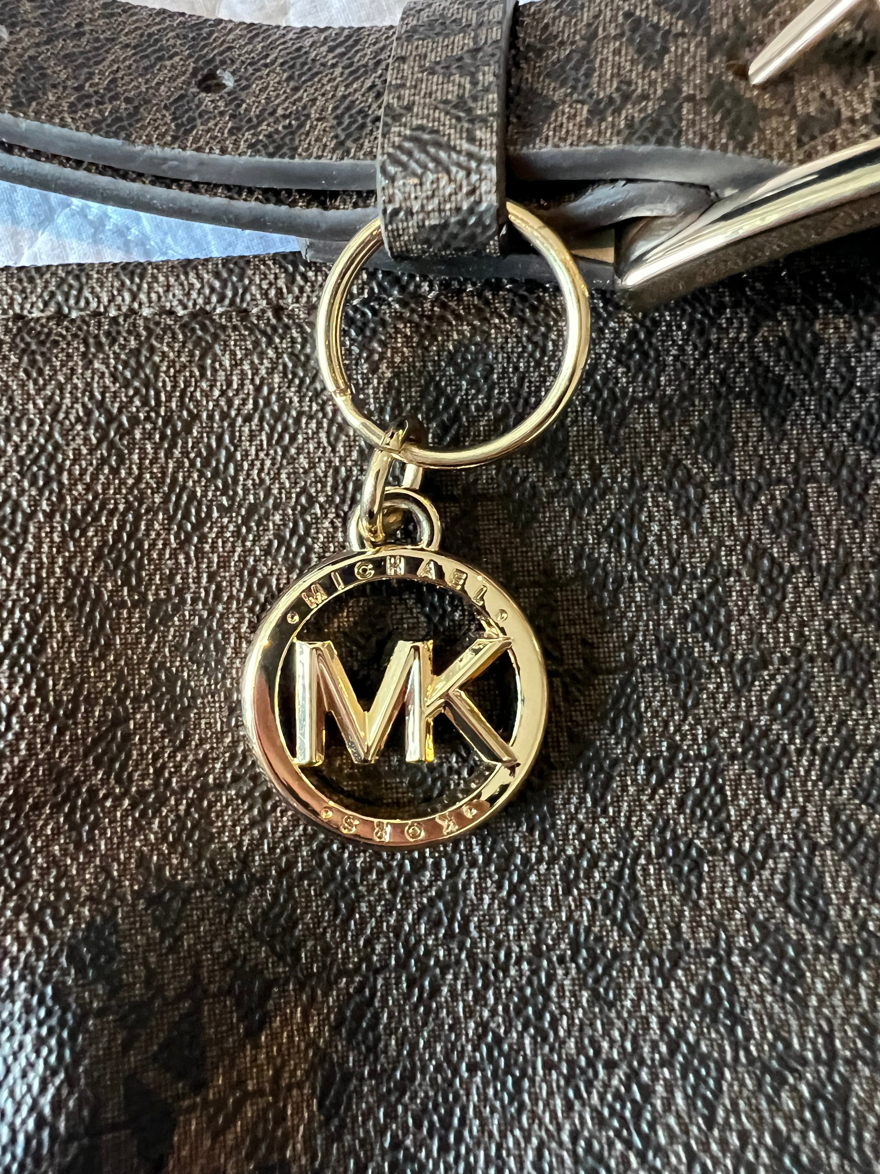Michael Kors Grey bag Brown leather style small strap bag