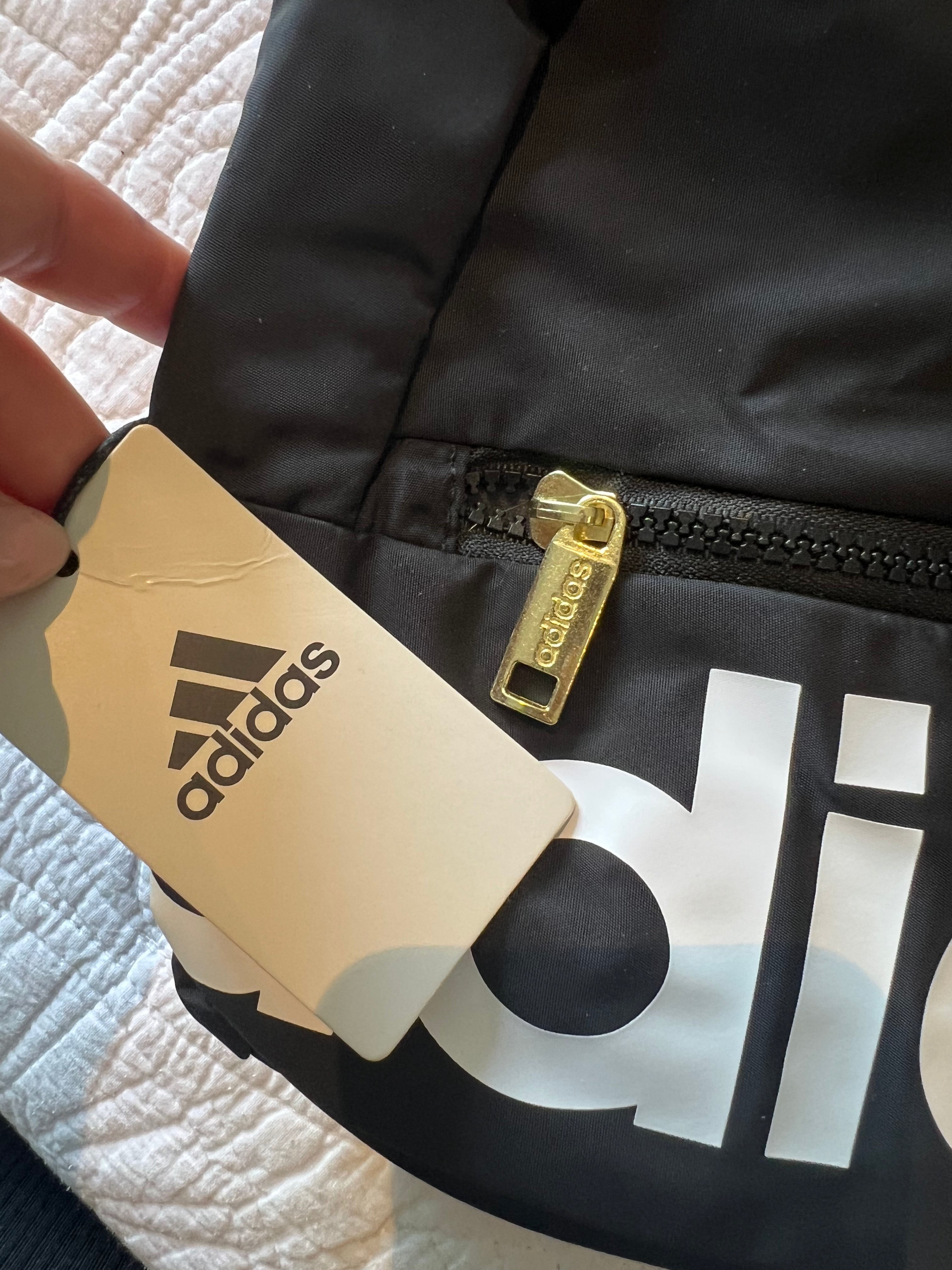 Adidas black small backpack