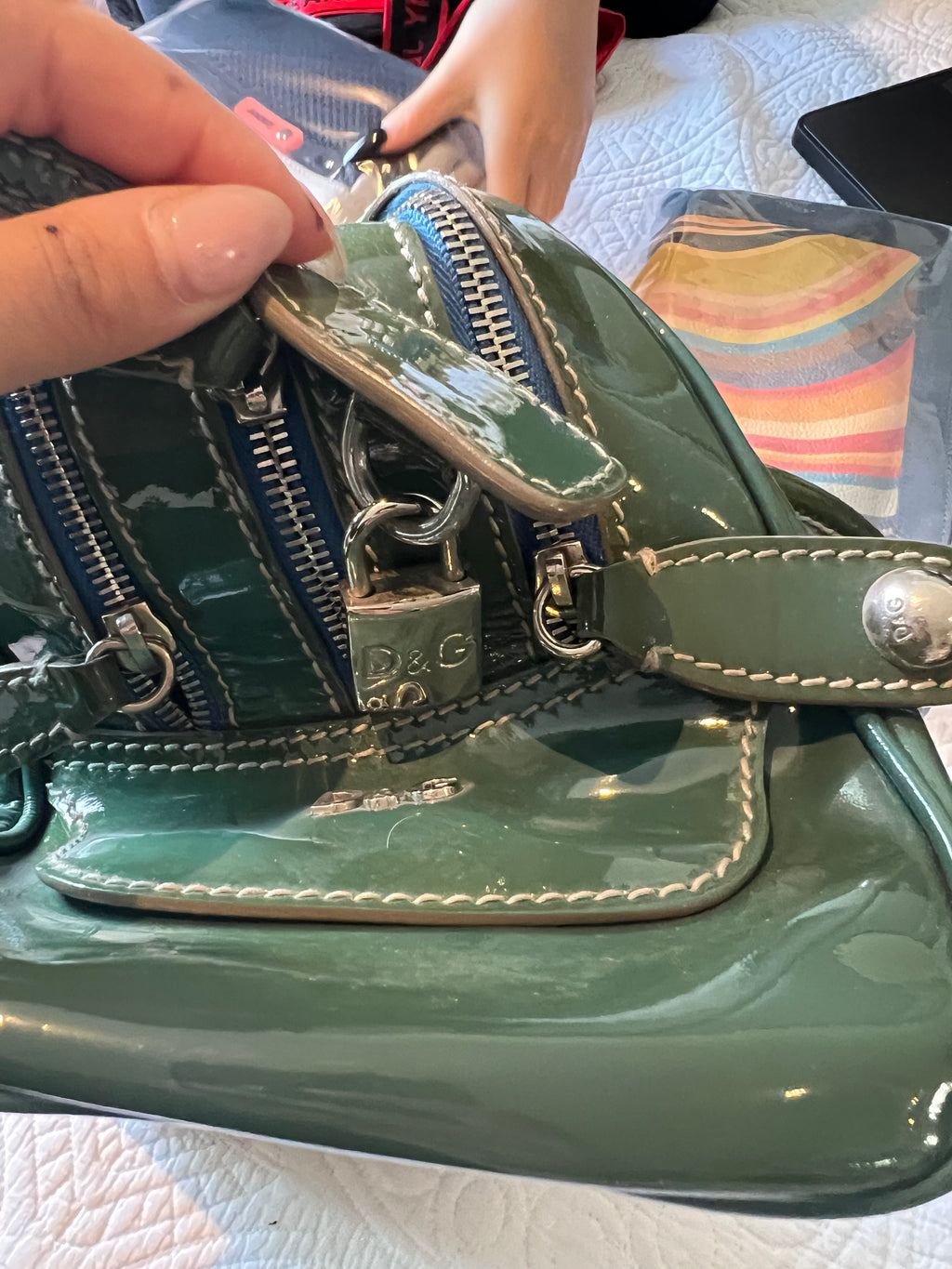 Dolce & Gabanna Green handbag